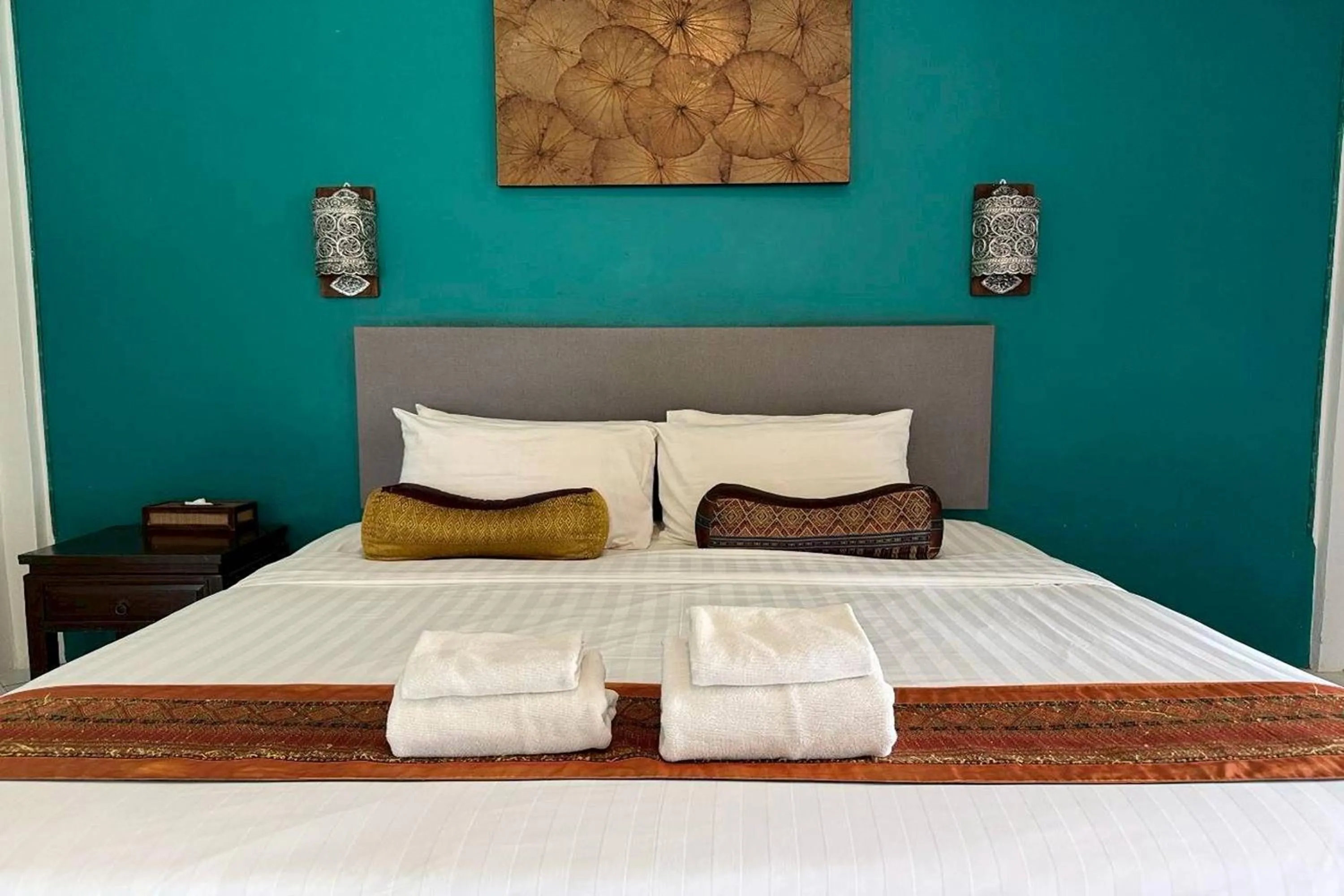 Bedroom, Bed in Poonyamantra Resort Chiang Rai