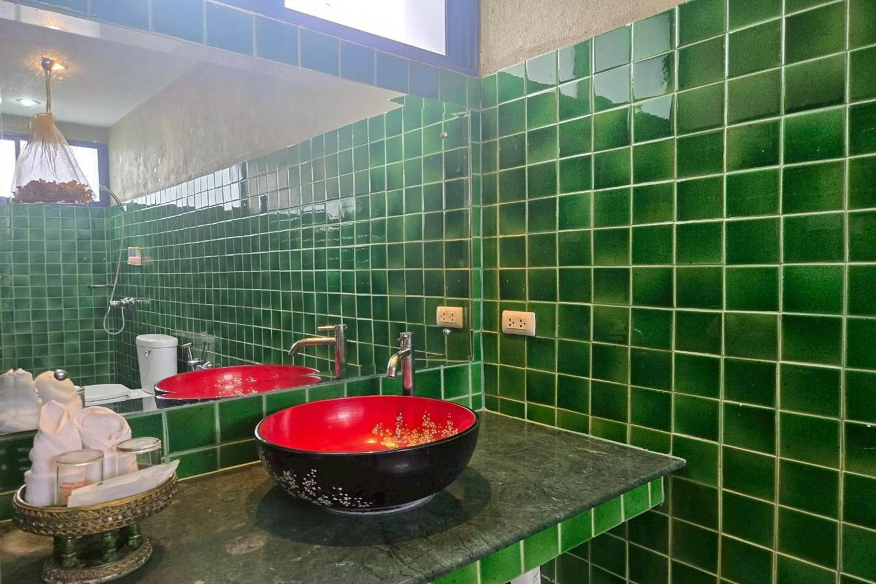 Bathroom in Poonyamantra Resort Chiang Rai