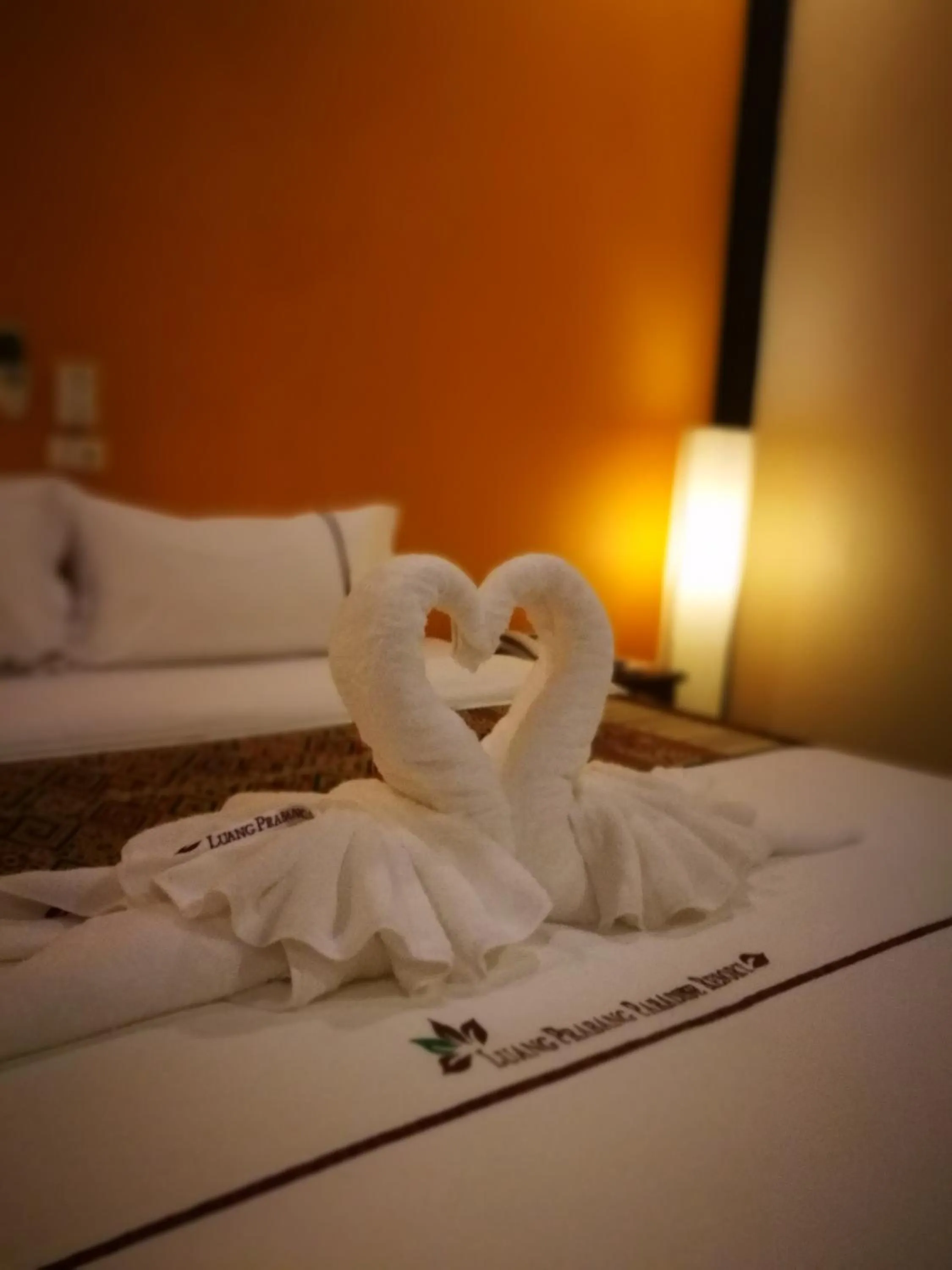 Bed in Luang Prabang chanon hotel