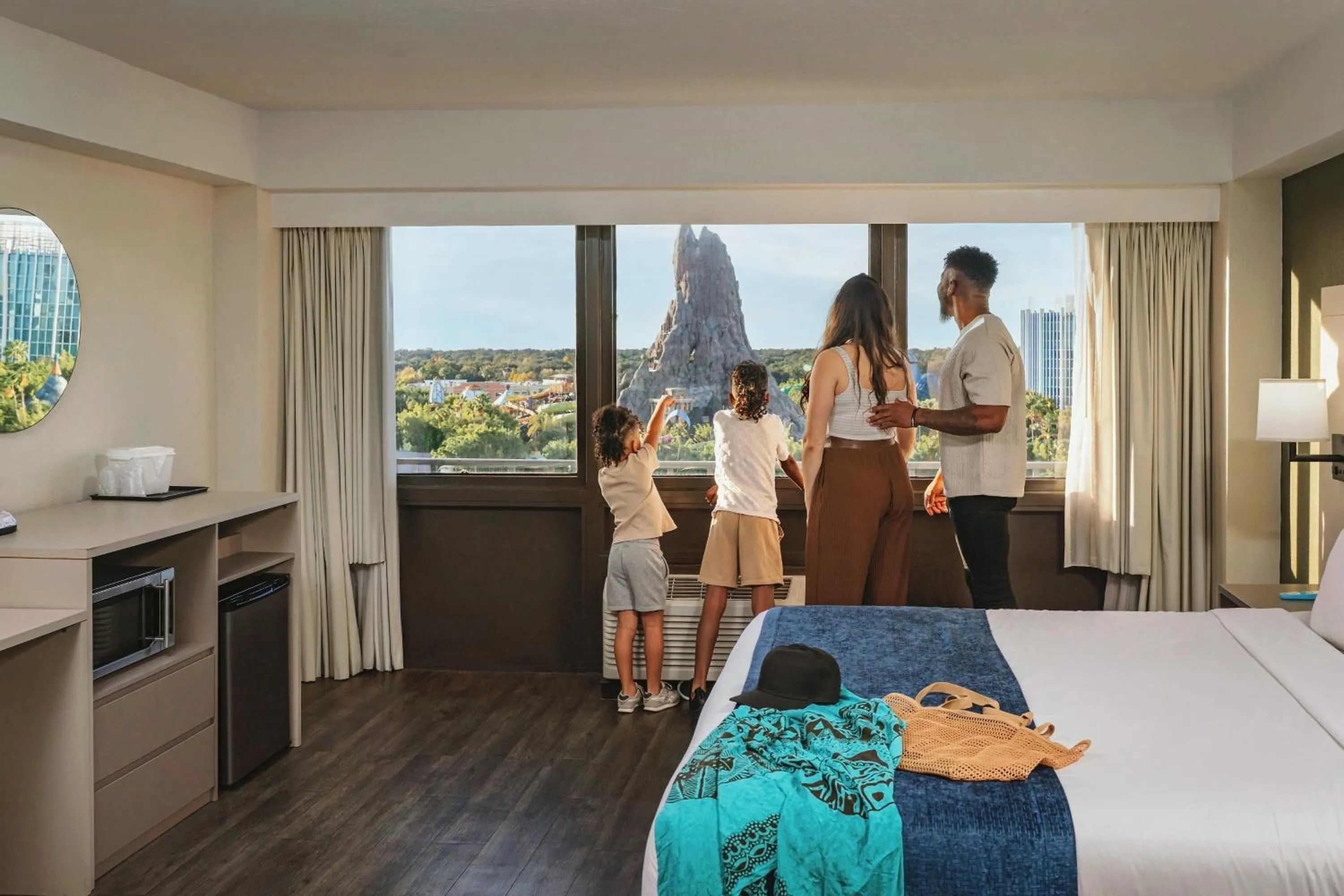 Bed in Wyndham I-Drive Avanti Resort & Conference Center