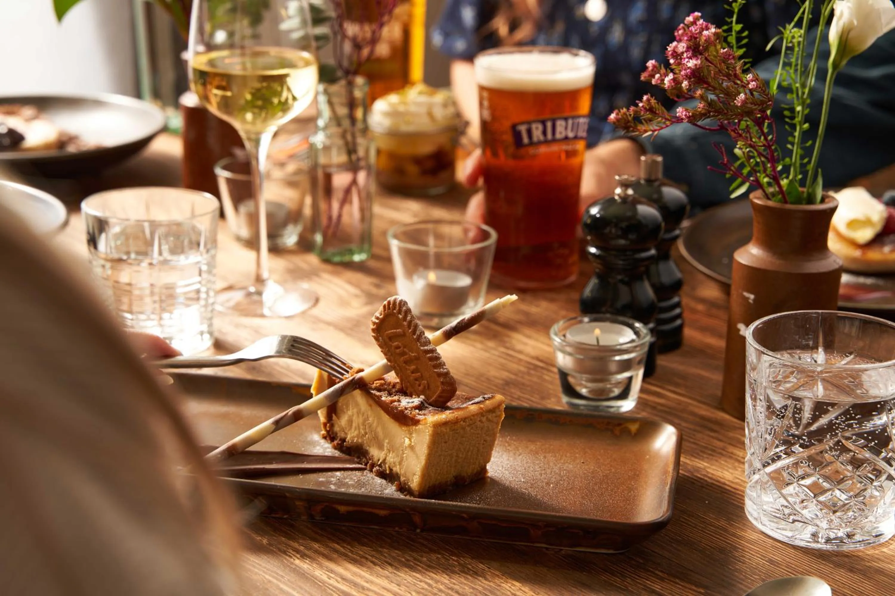 Food close-up in The Globe