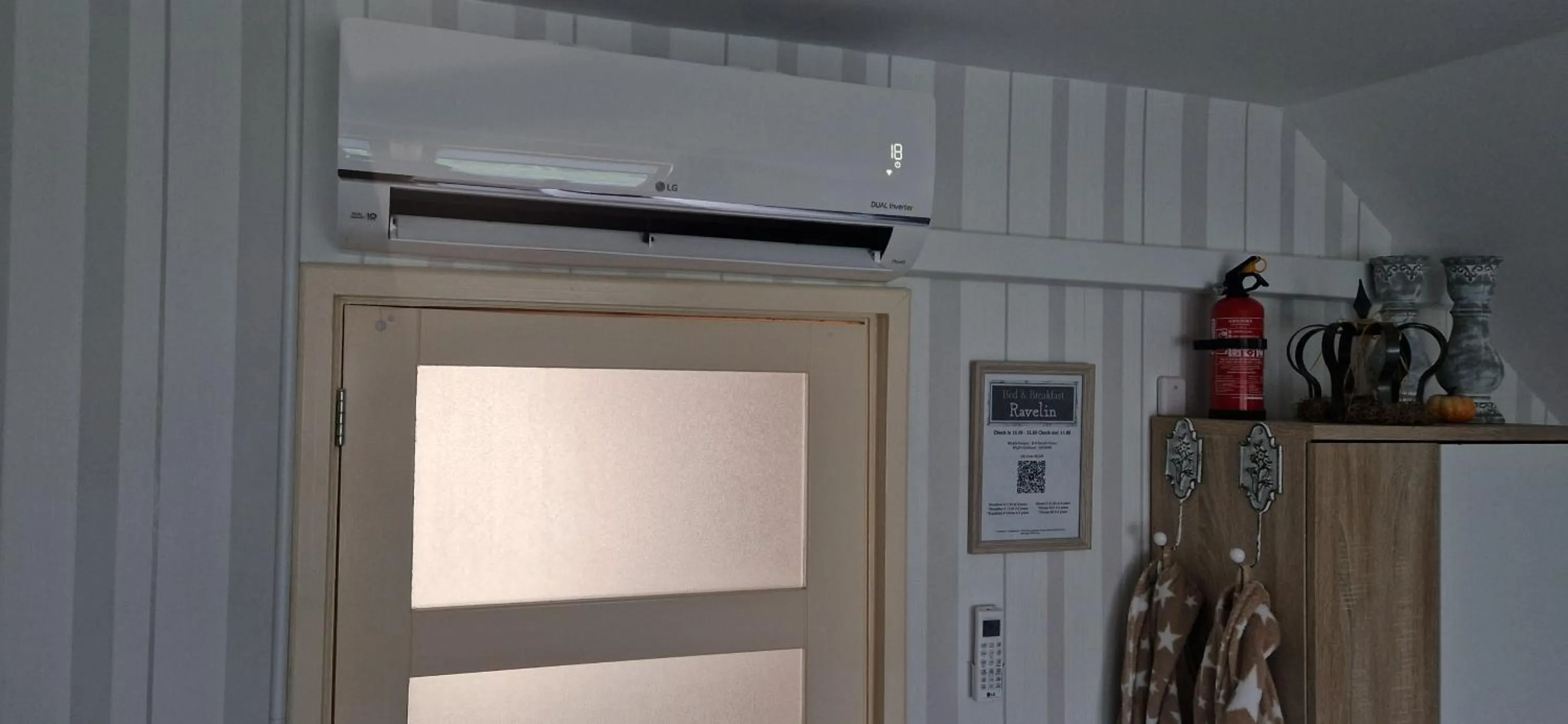 air conditioner in Bed & Breakfast Ravelin