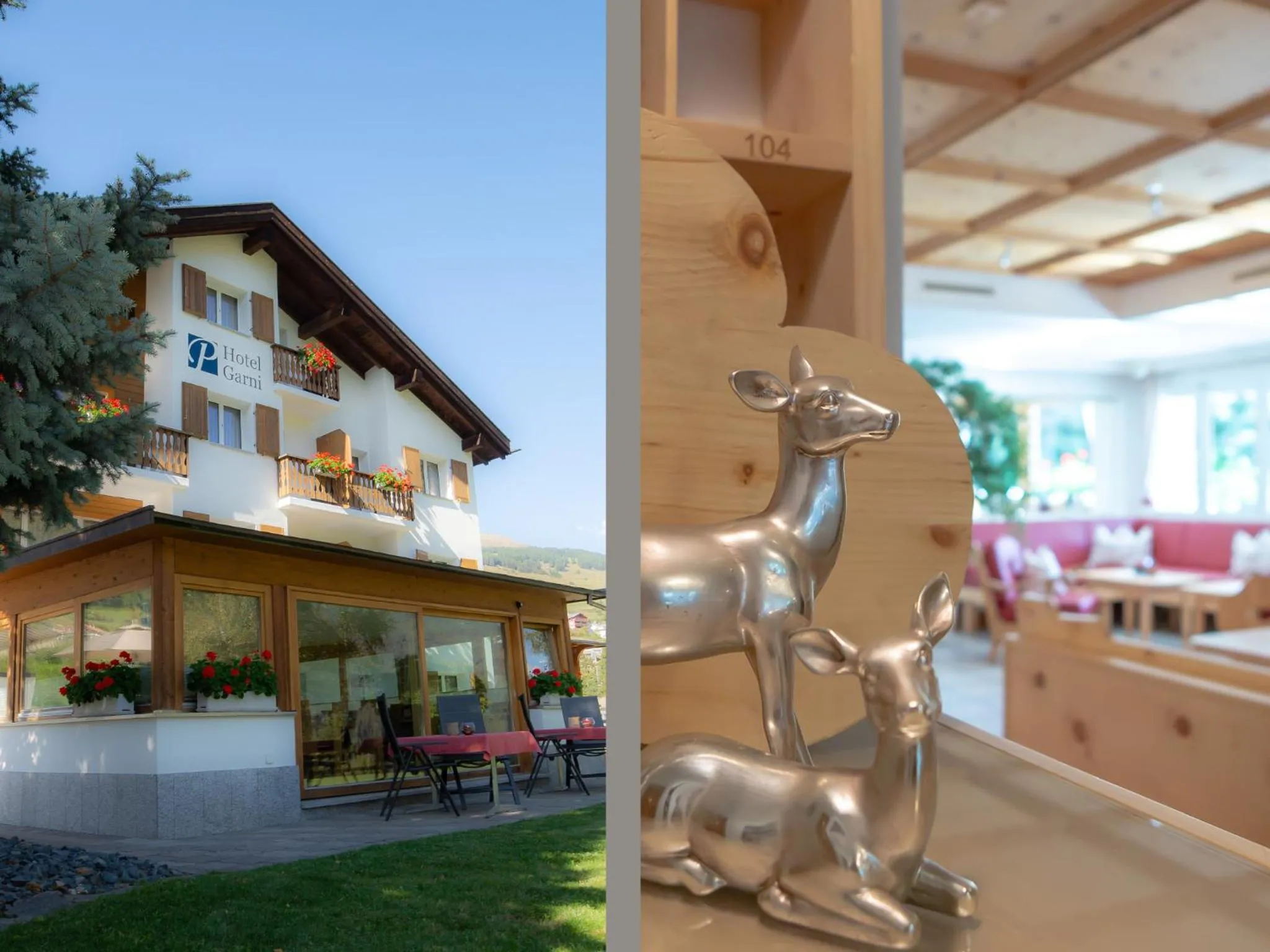 Seating area in Hotel Garni Panorama