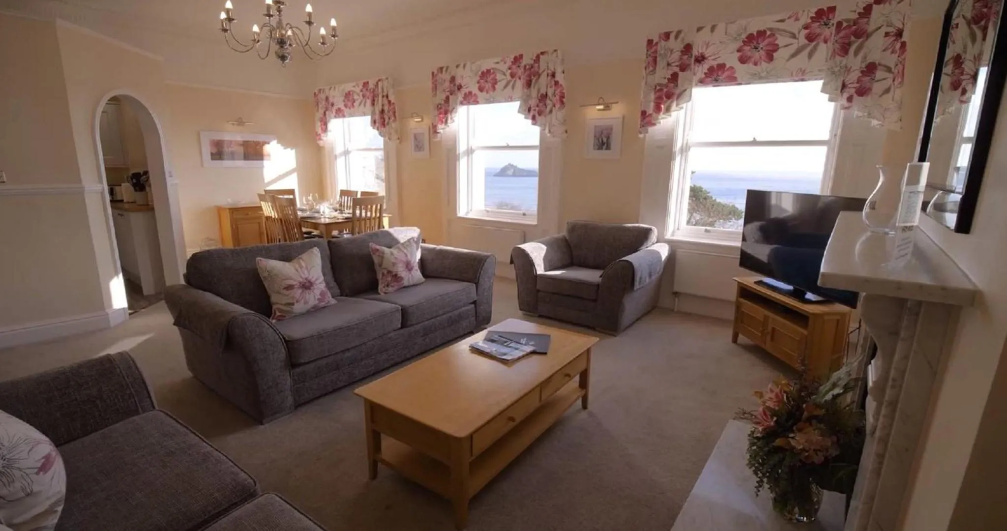 Living room in The Osborne Apartments
