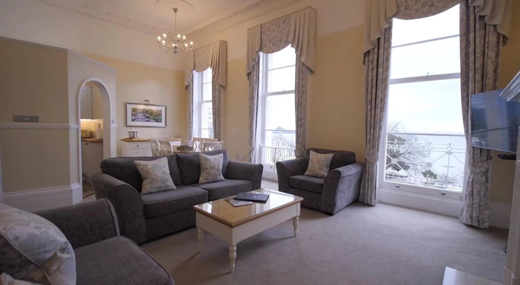 Living room in The Osborne Apartments