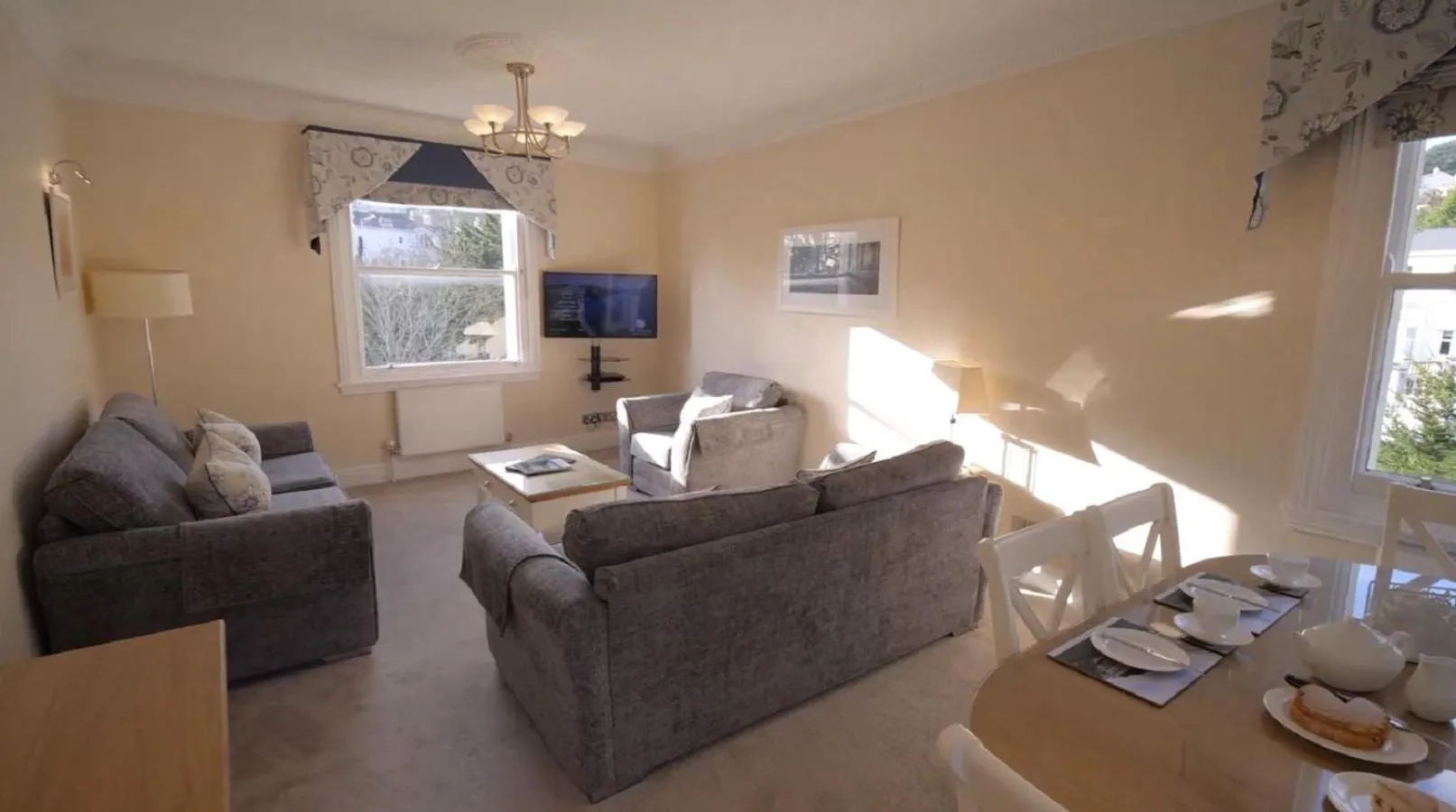 Living room in The Osborne Apartments