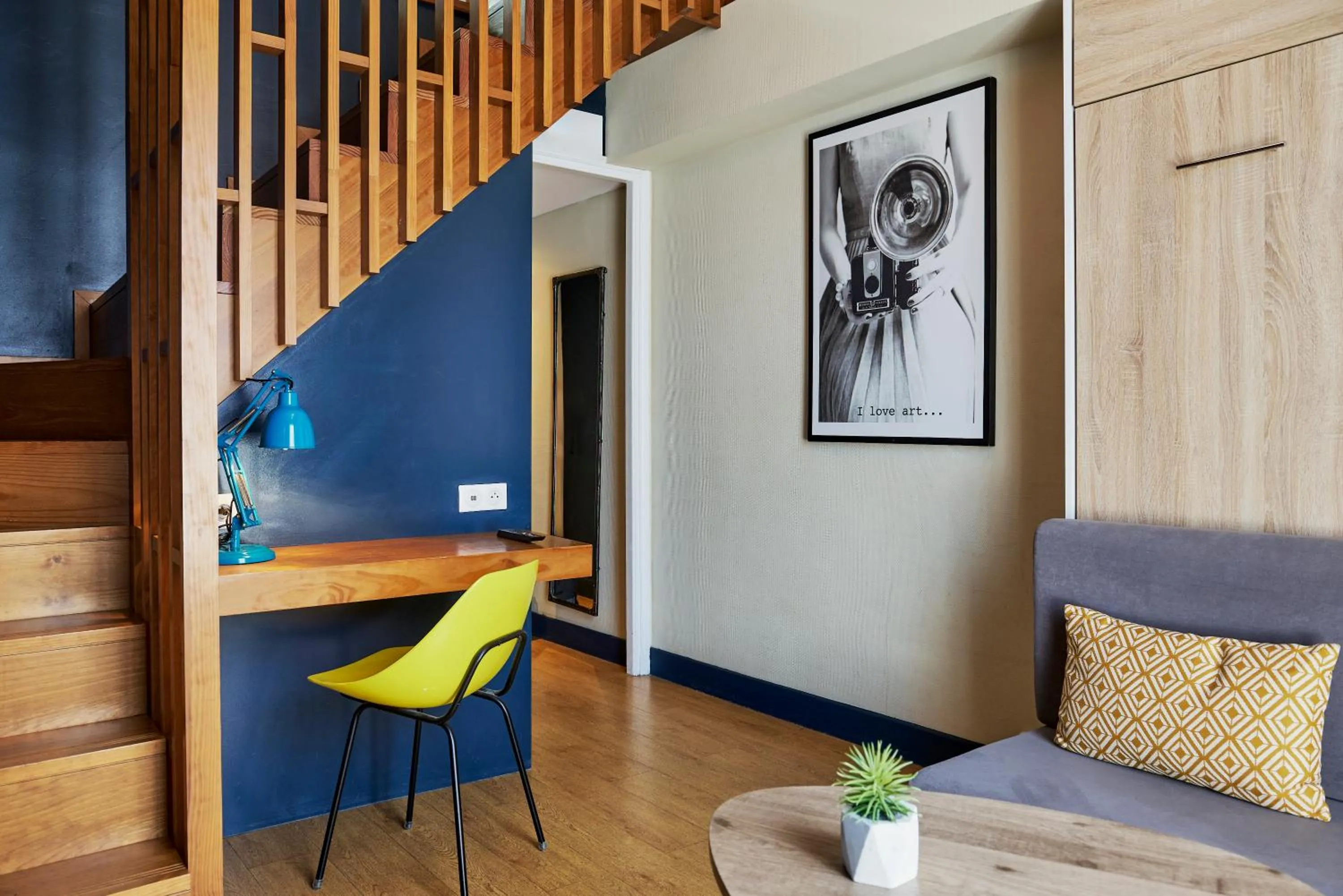 Seating area in Hotel Nap By HappyCulture