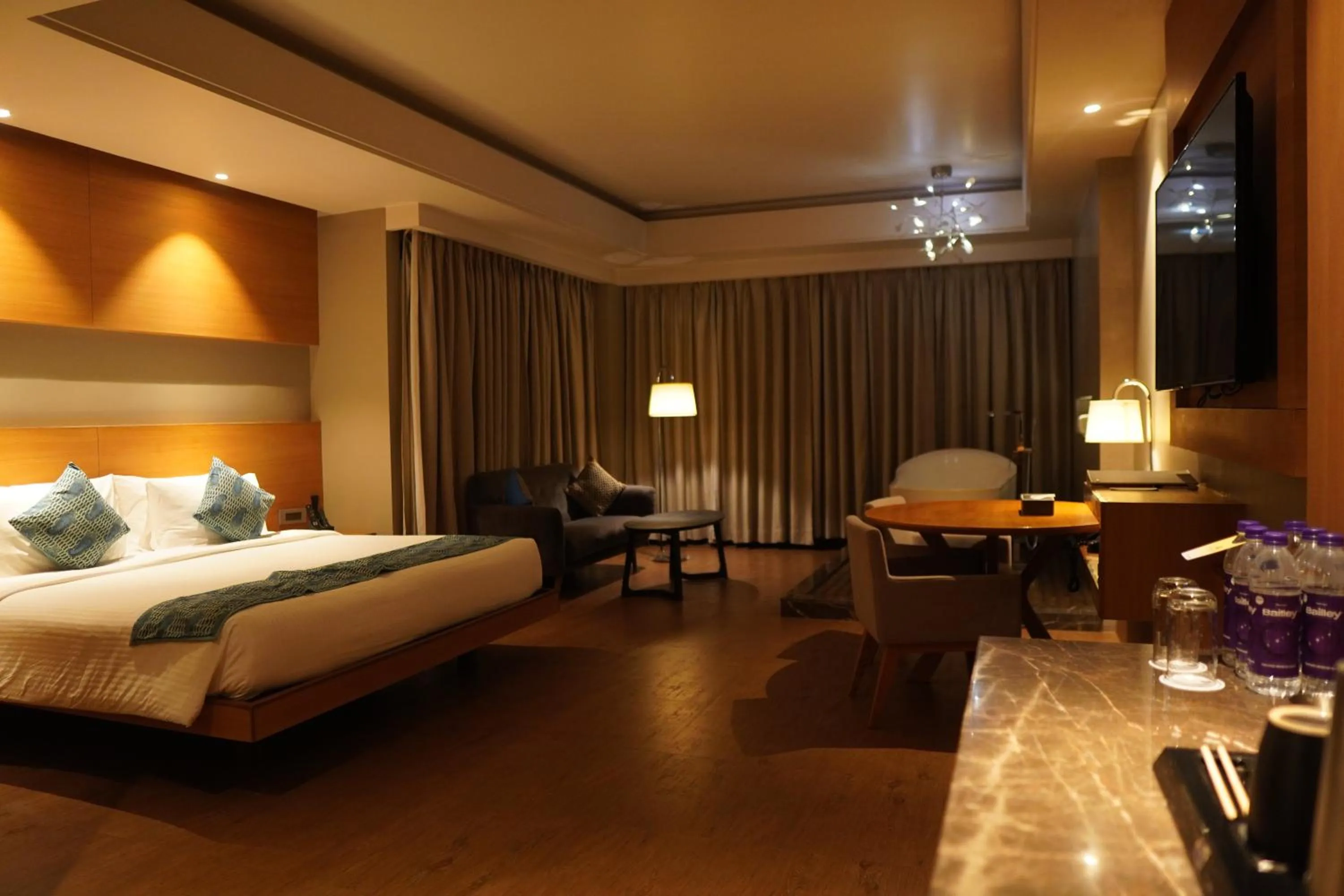 Bedroom, Bed in Kiranshree Grand