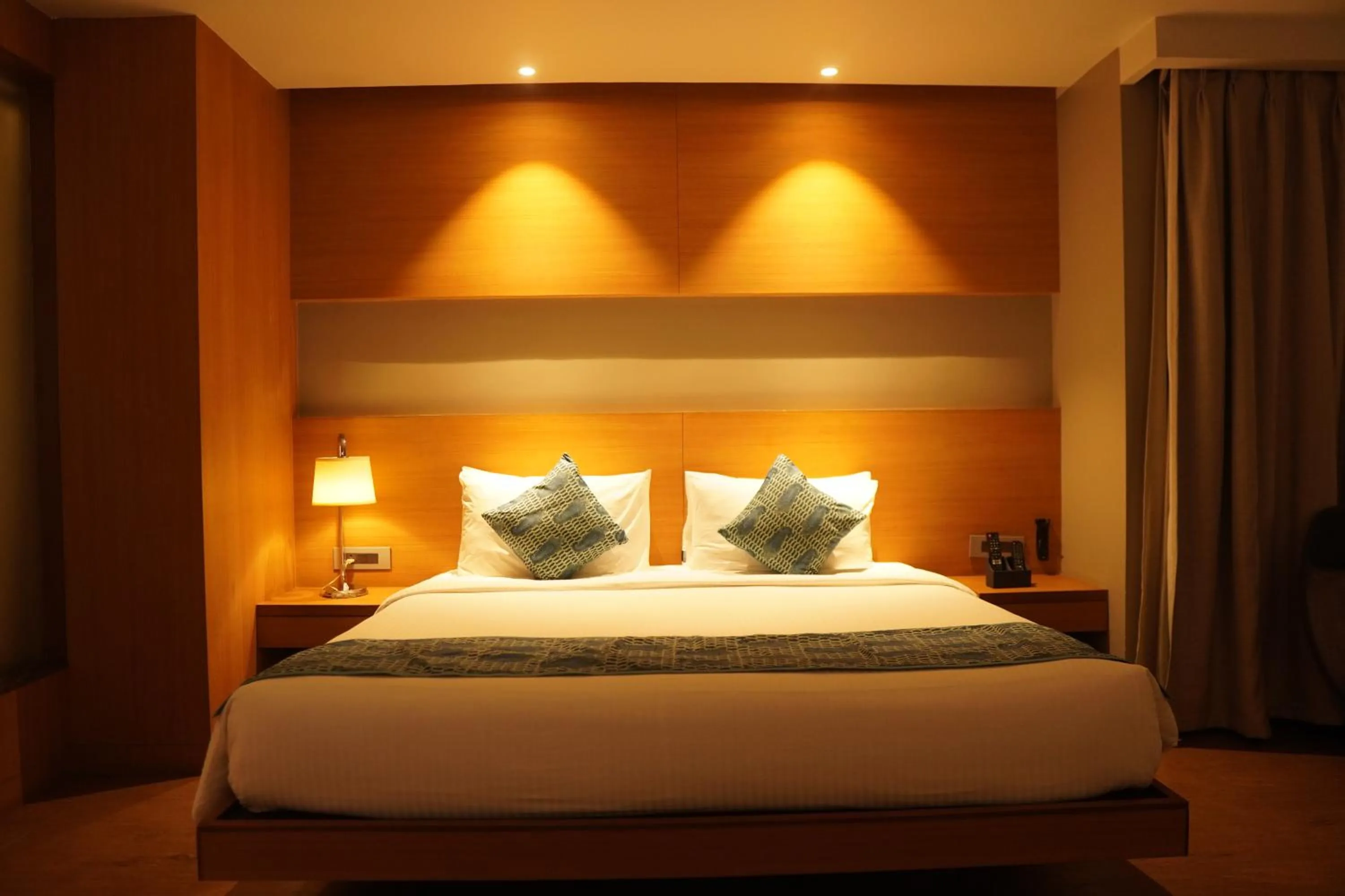 Bedroom, Bed in Kiranshree Grand