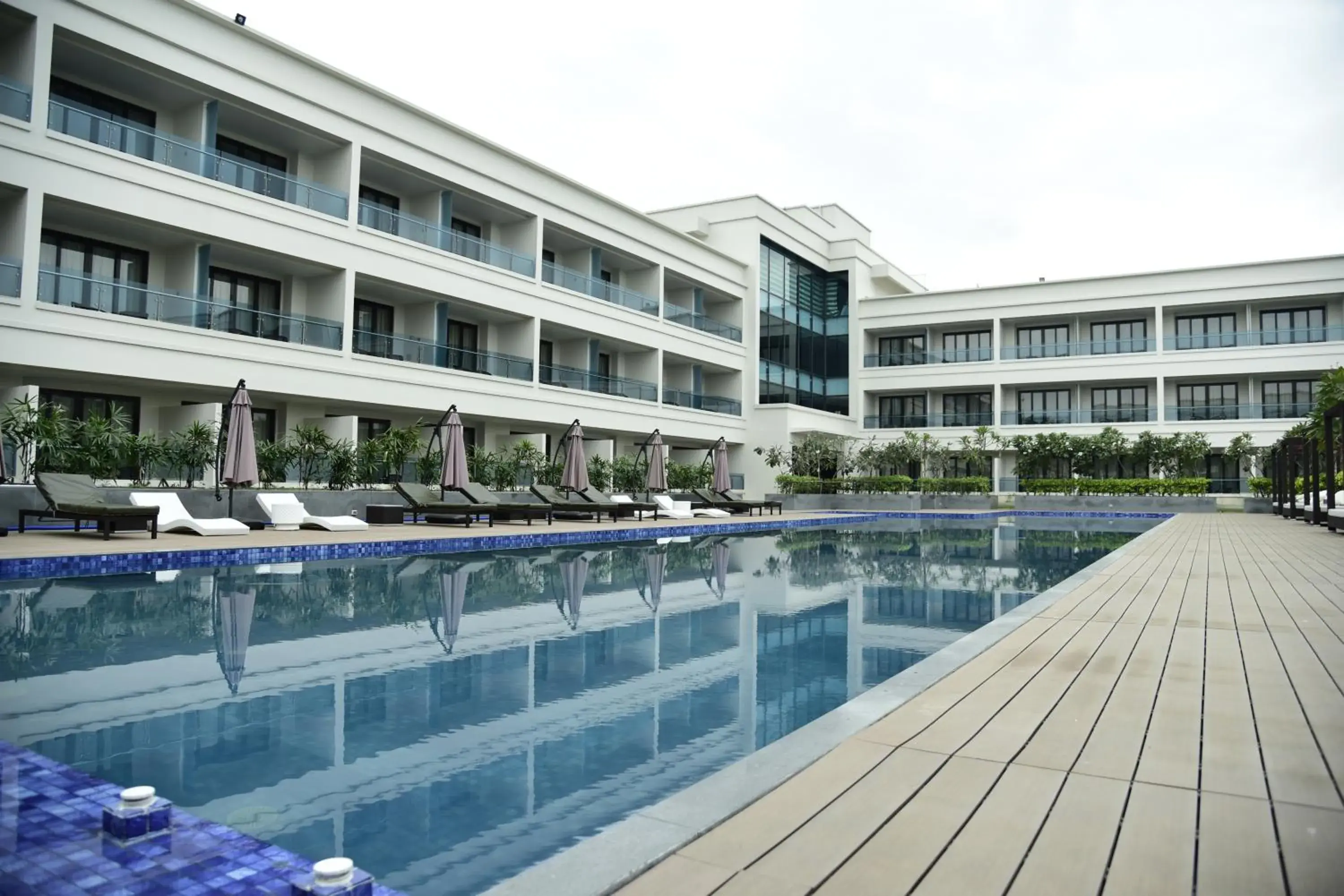 Swimming pool in Kiranshree Grand Swimming pool in Kiranshree Grand