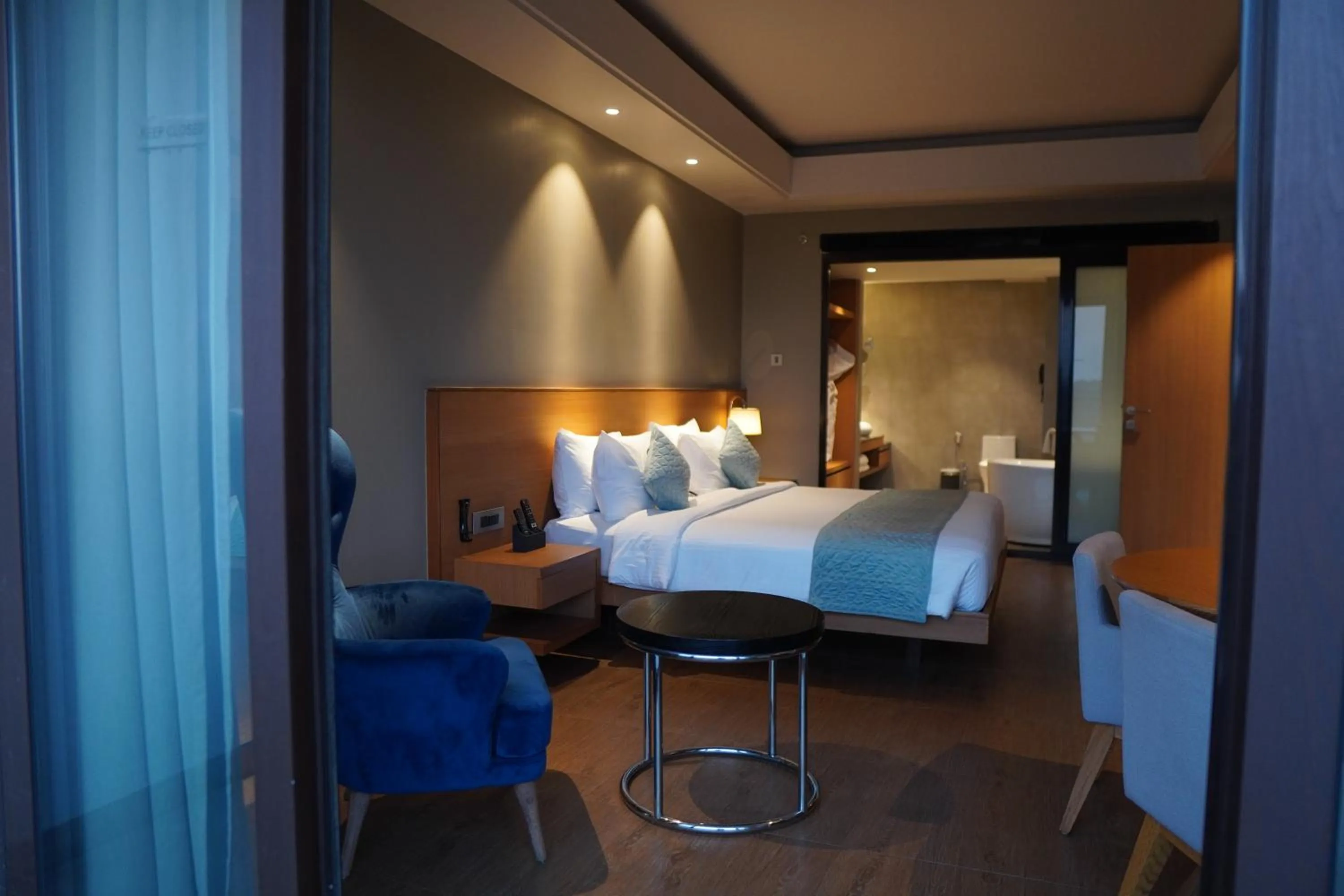 Bedroom, Bed in Kiranshree Grand