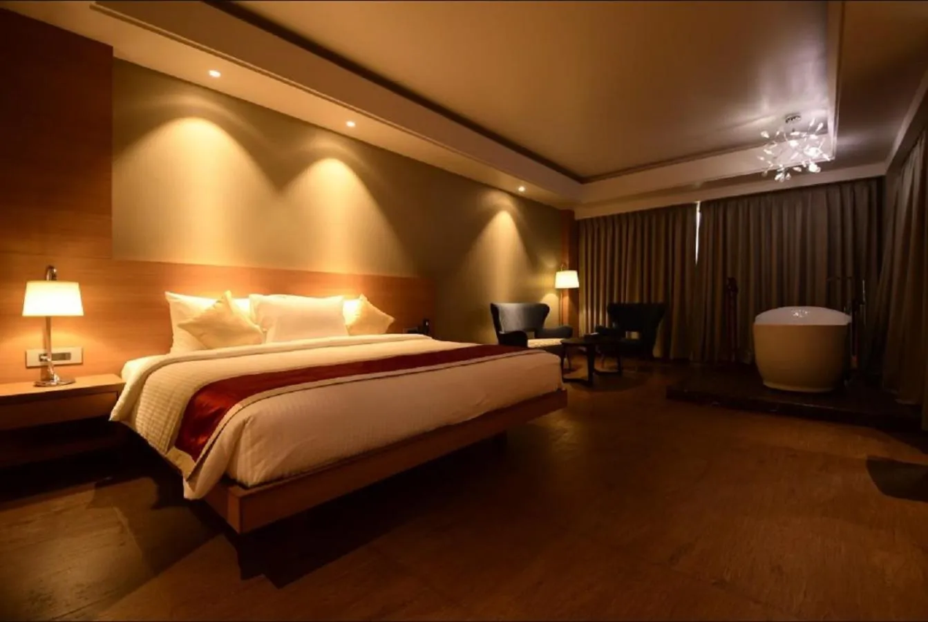 Bedroom, Bed in Kiranshree Grand