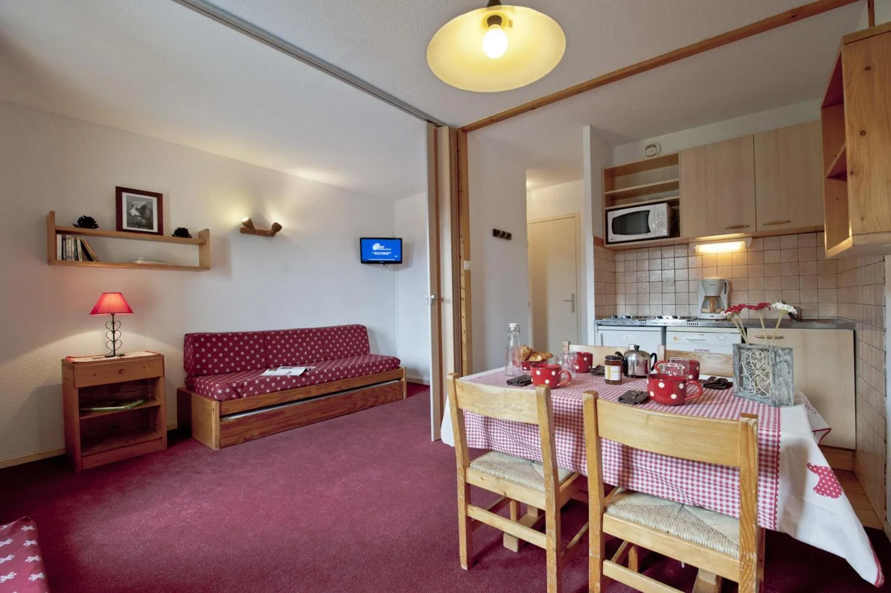 Living room in Résidence La Marmottane