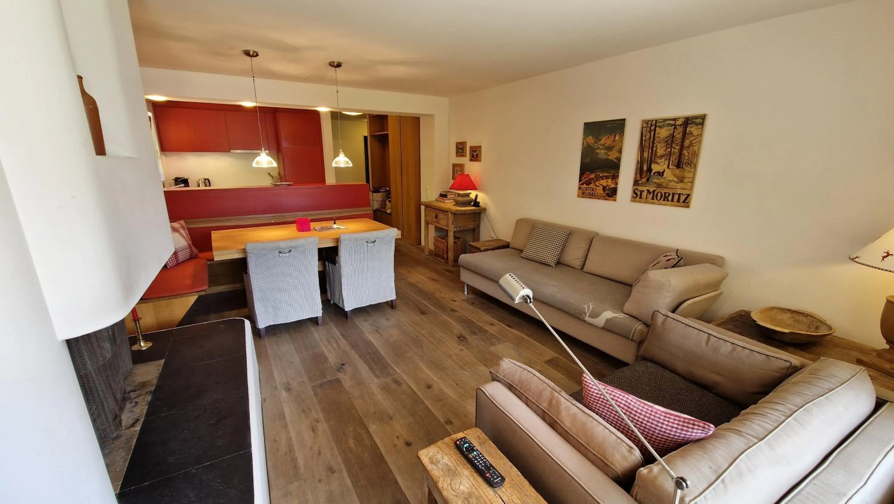 Living room in Aparthotel Chesa Bellaval