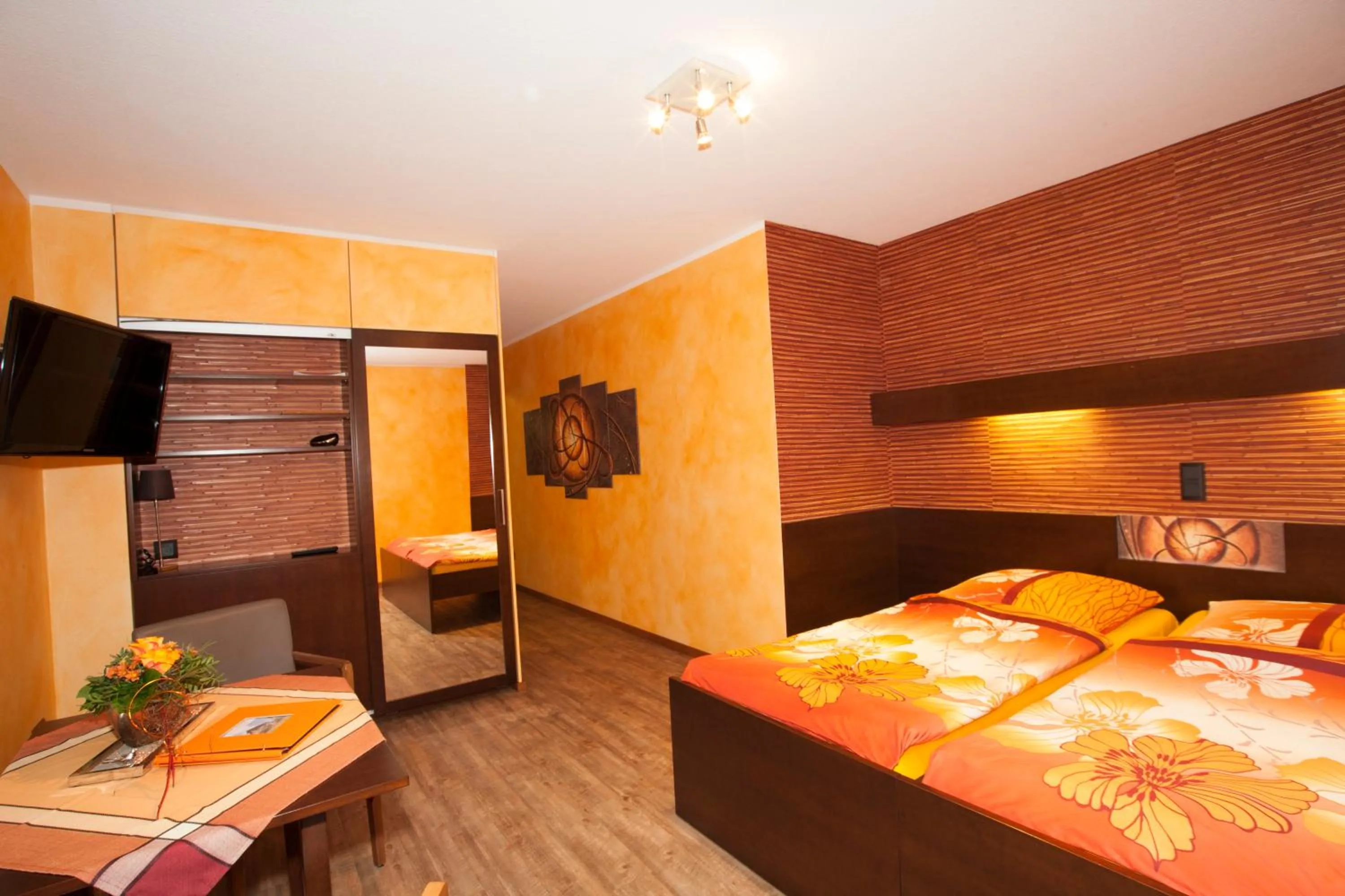 Bedroom, Bed in Landhaus Hof-Schlenstedt