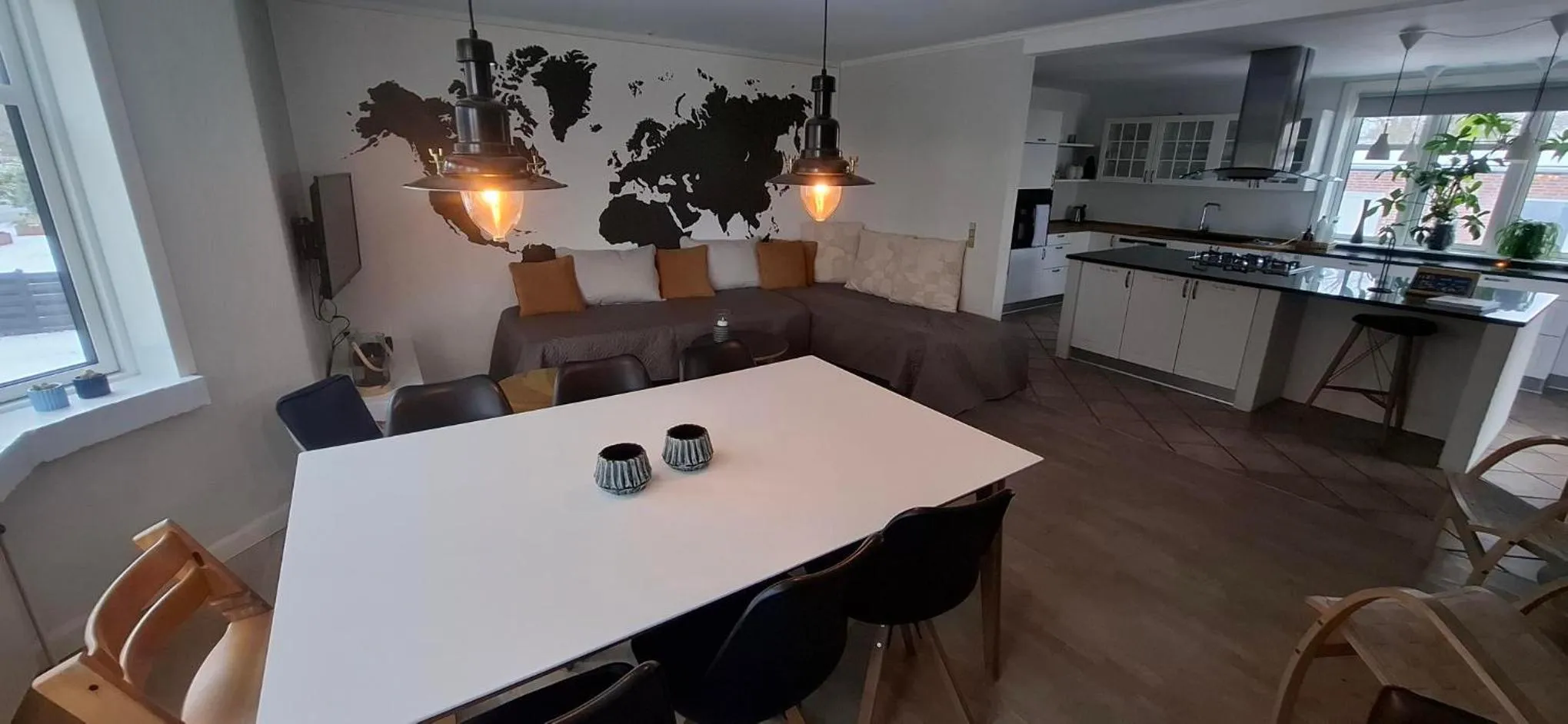 Kitchen or kitchenette in Sdr. Omme Bed & Breakfast