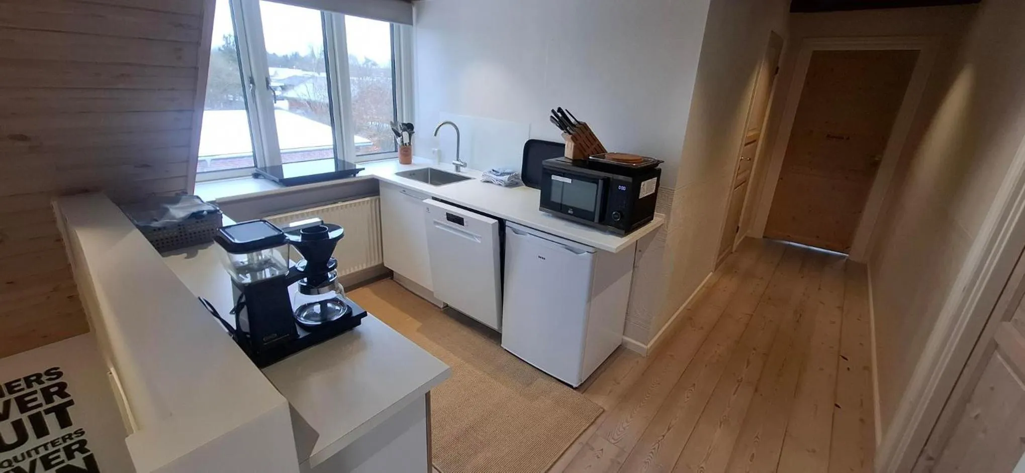 Kitchen or kitchenette in Sdr. Omme Bed & Breakfast