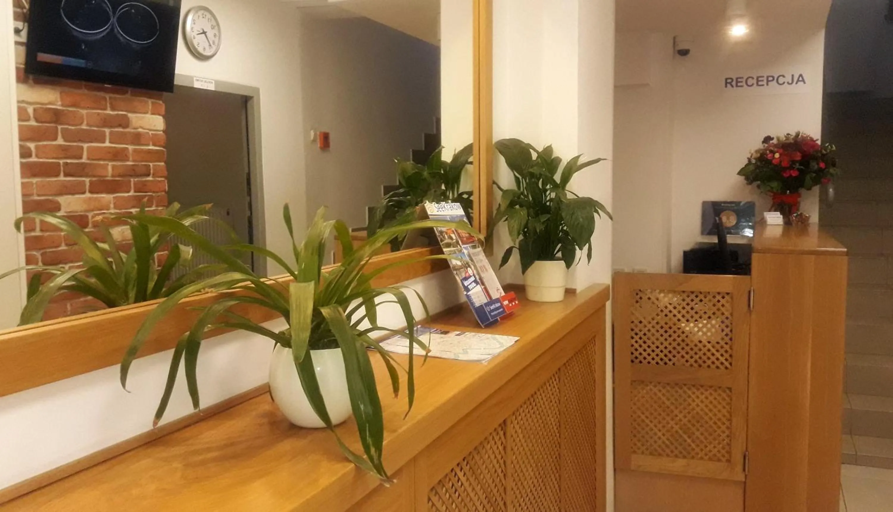 Lobby or reception in Cracow Central Aparthotel