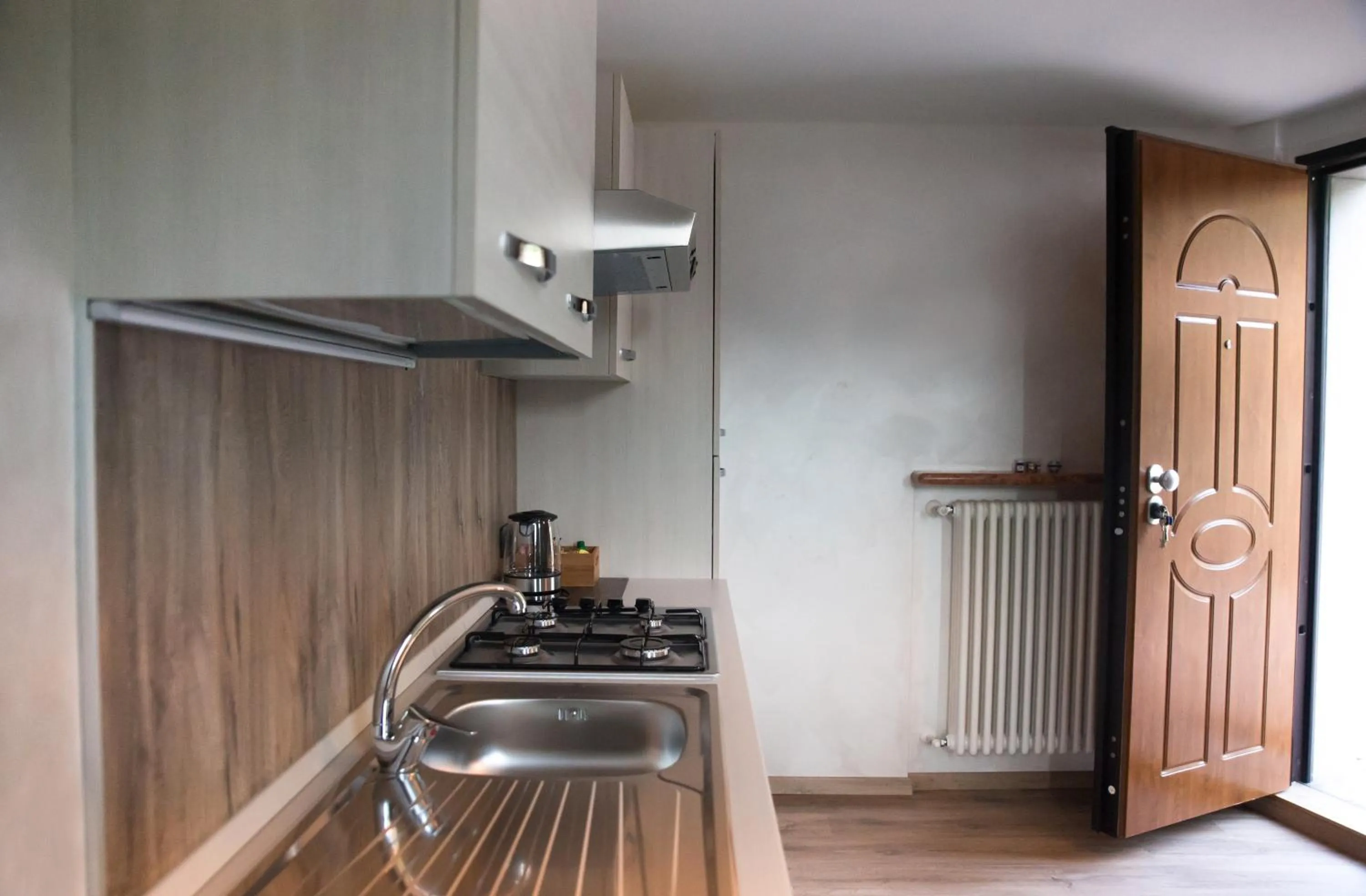 Kitchen or kitchenette in B&B San Pellegrino Terme