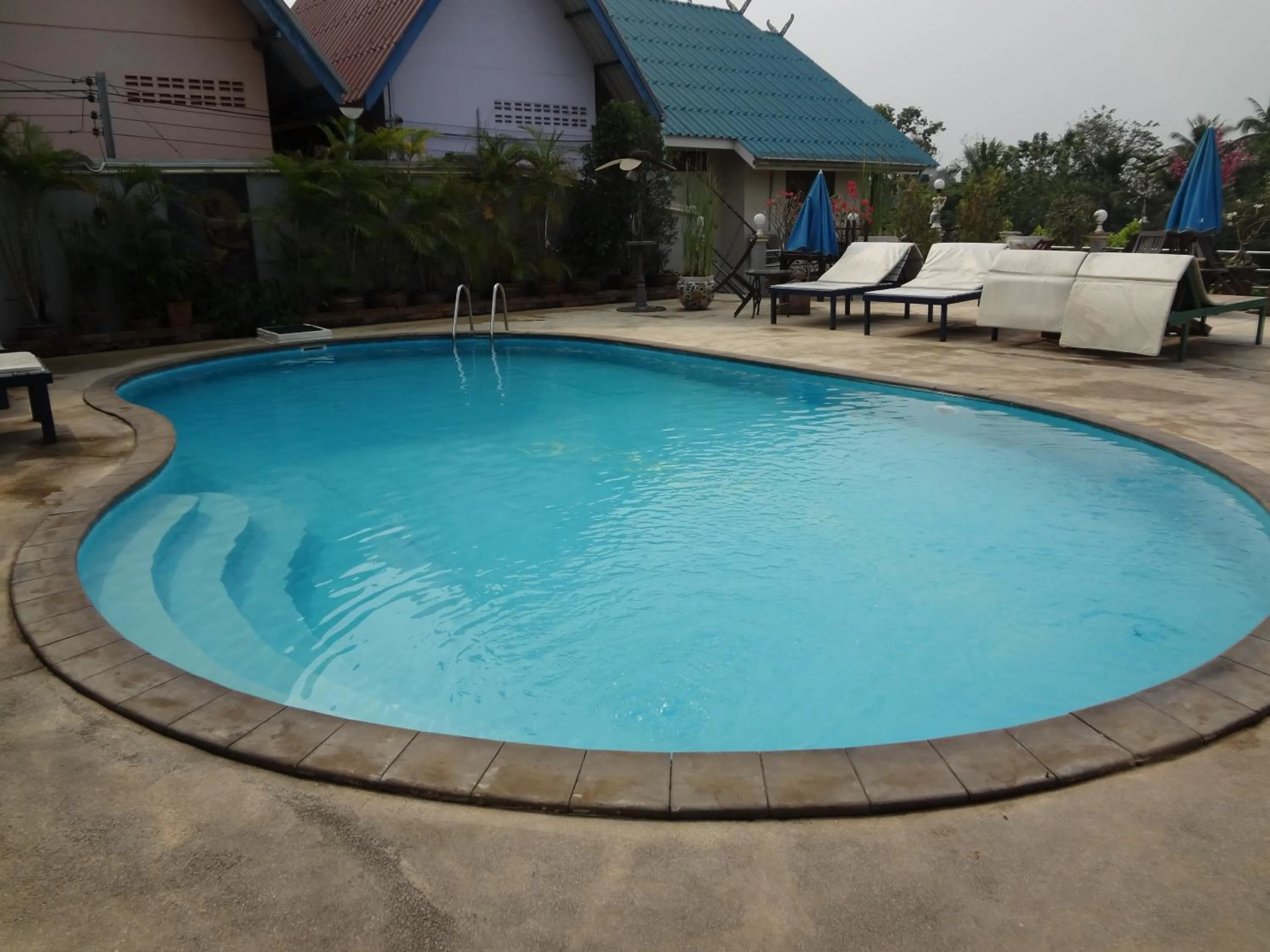 Pool view in Noble Night Guesthouse