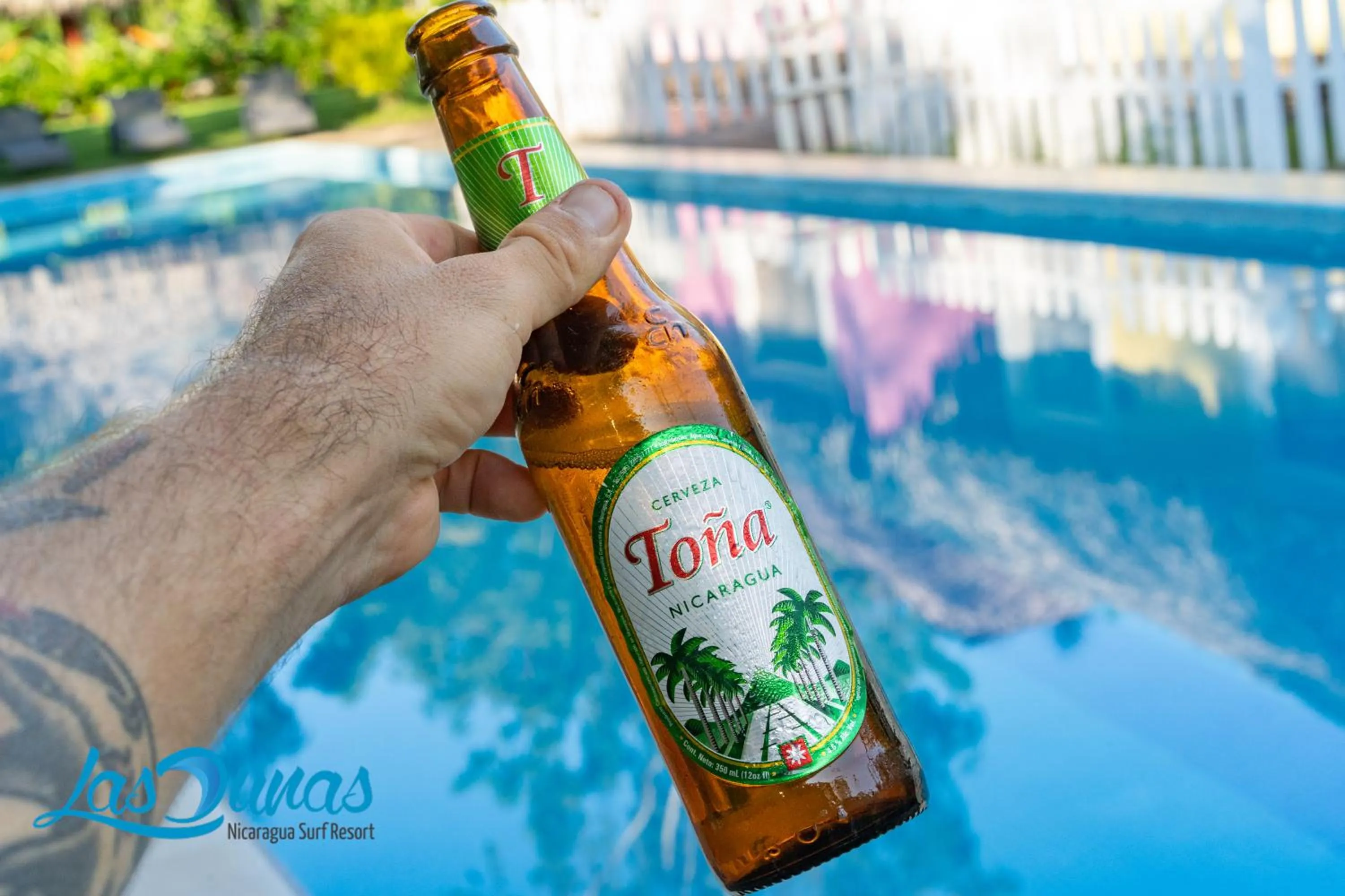 Swimming pool in Las Dunas Surf Resort