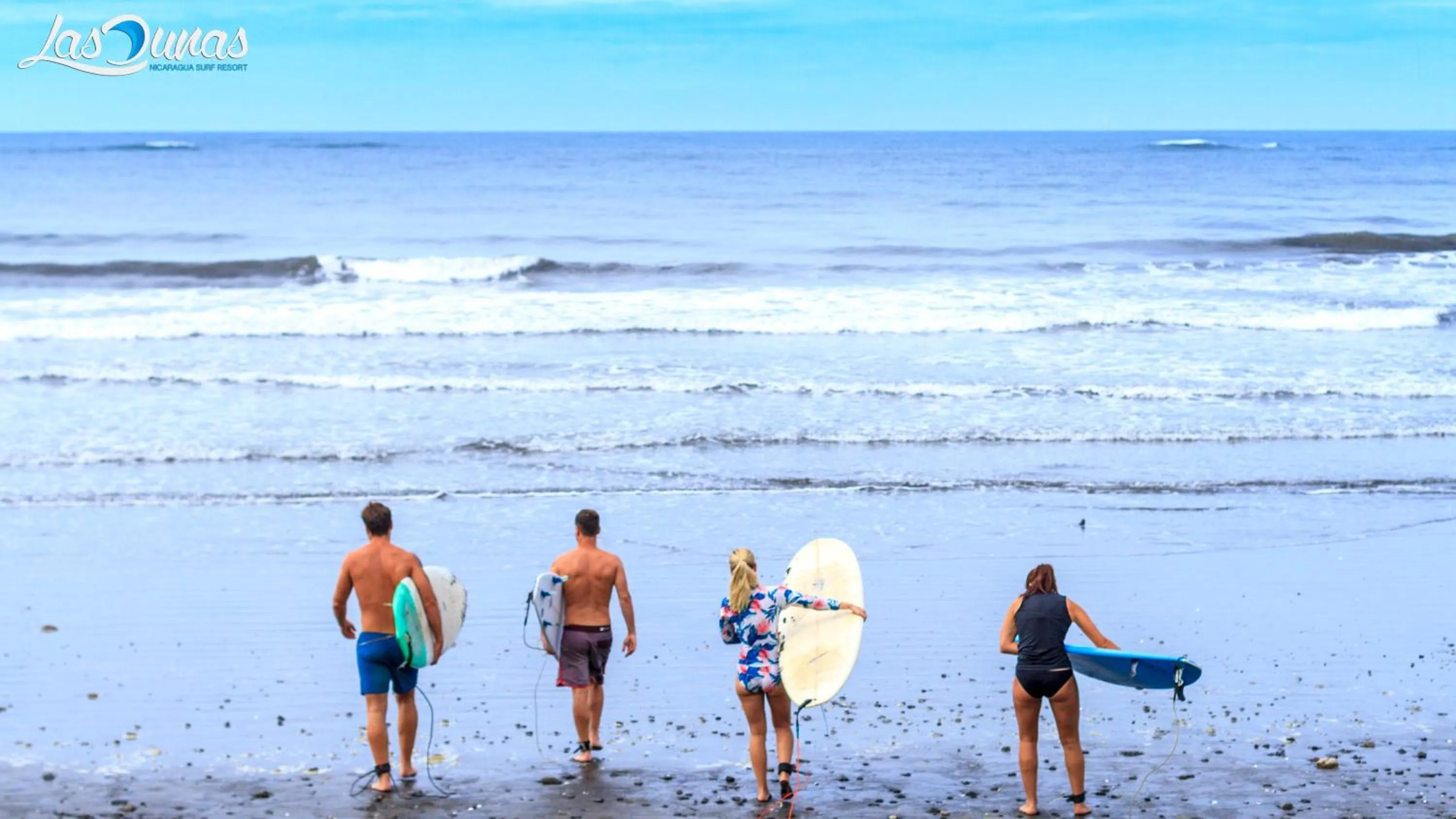 People in Las Dunas Surf Resort