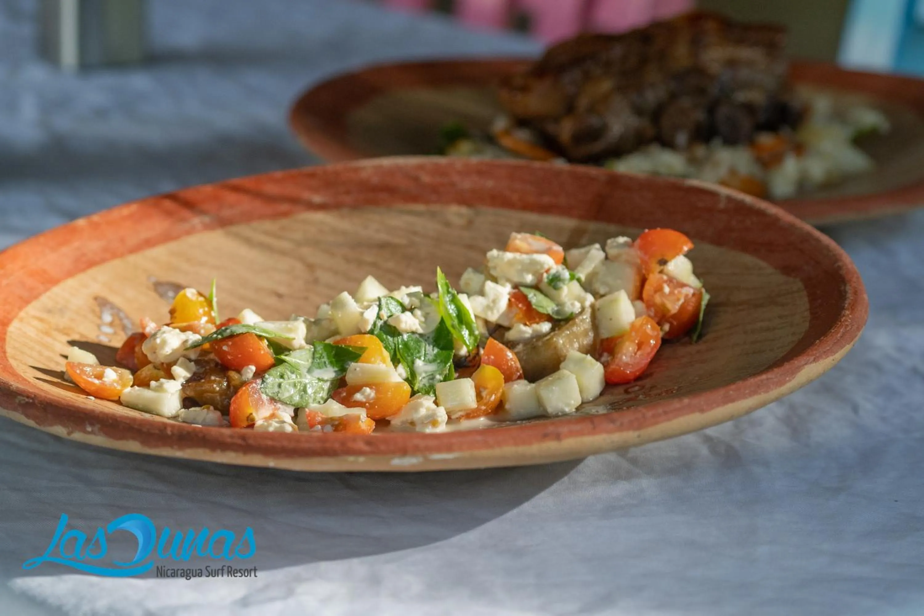 Food in Las Dunas Surf Resort
