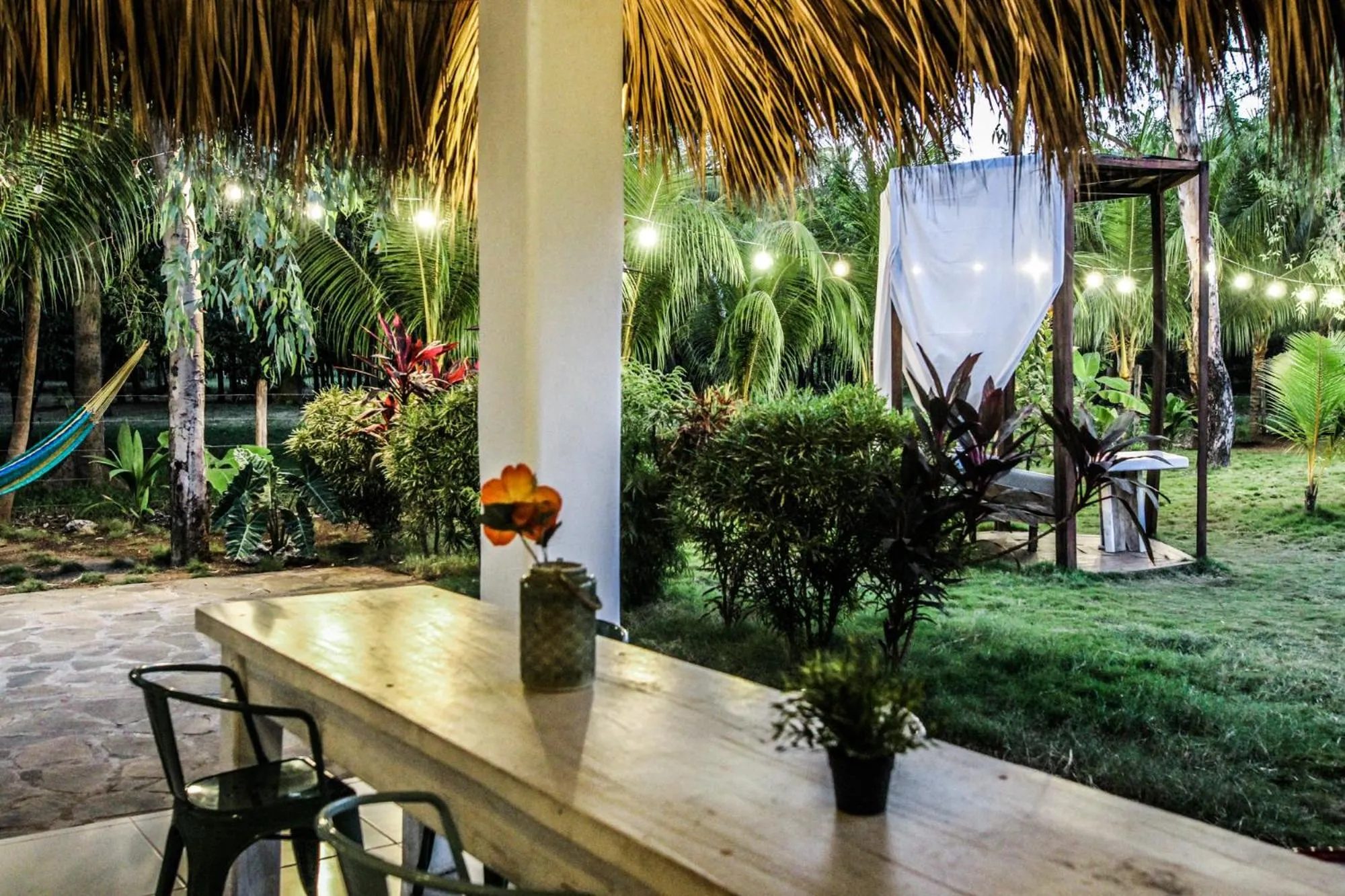 Garden in Las Dunas Surf Resort