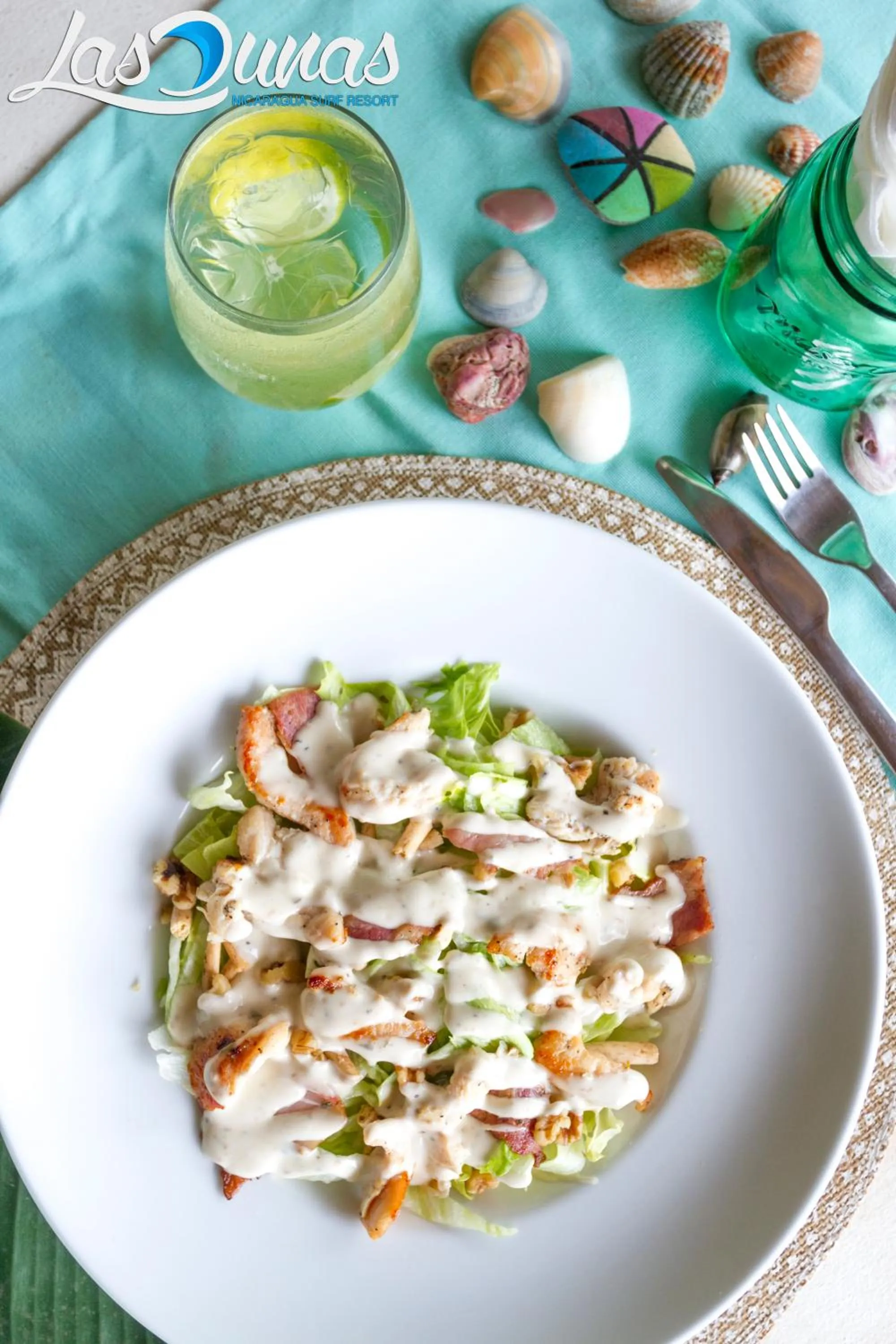 Food in Las Dunas Surf Resort