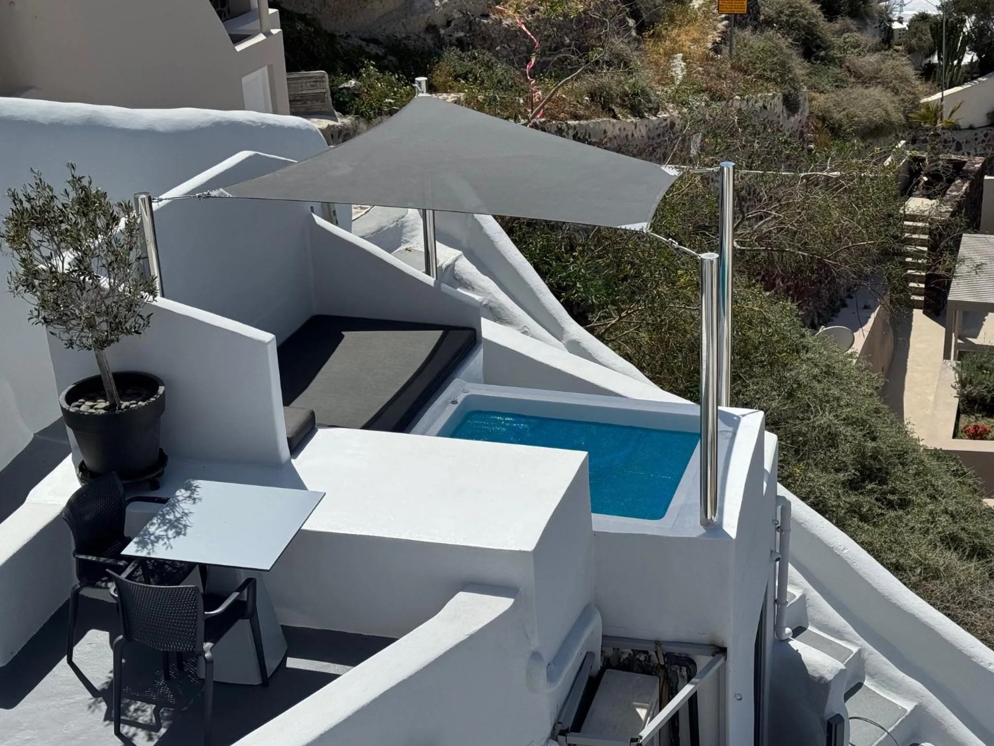 Hot Tub in Theodora Suites