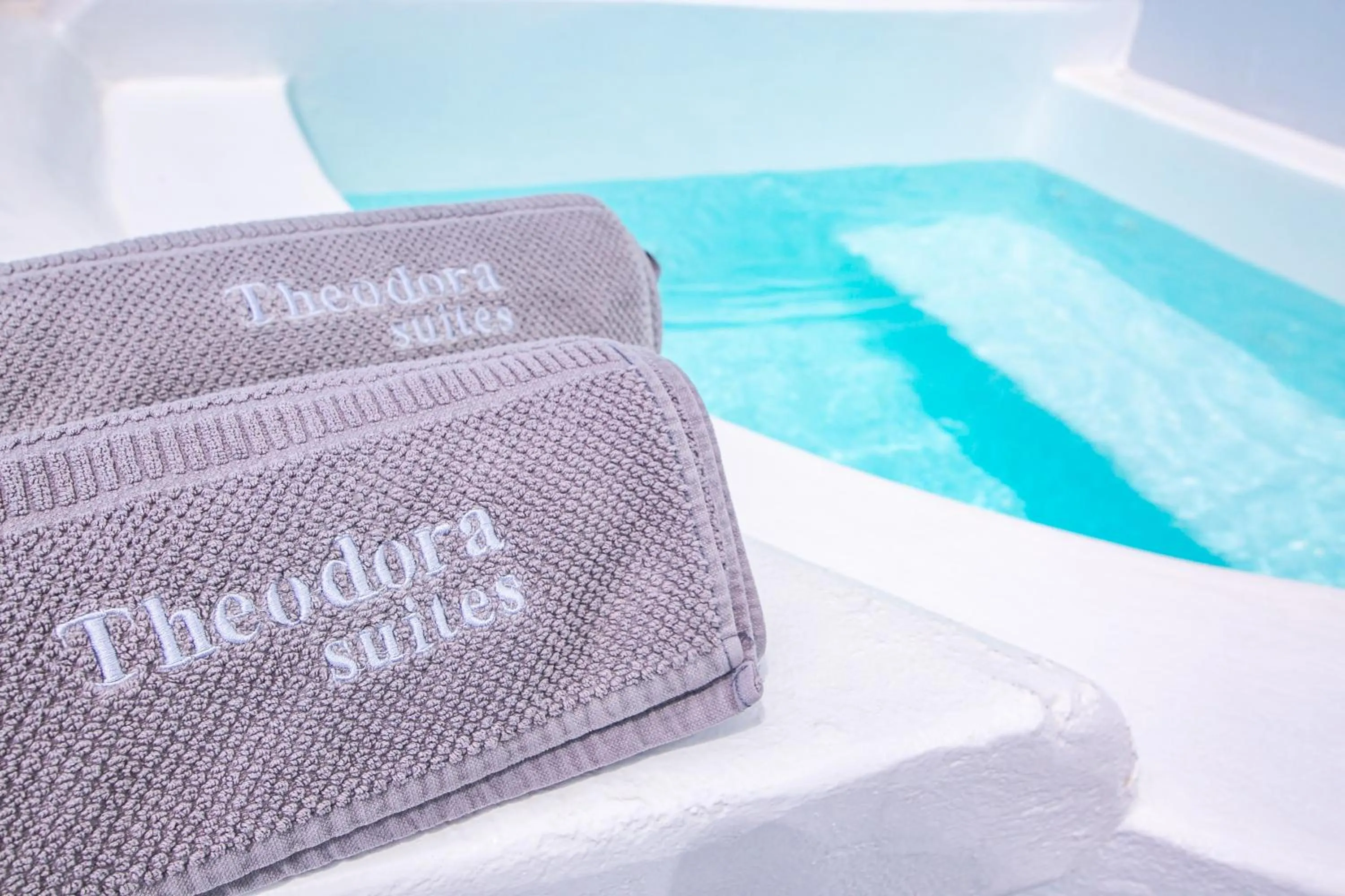 Hot Tub in Theodora Suites