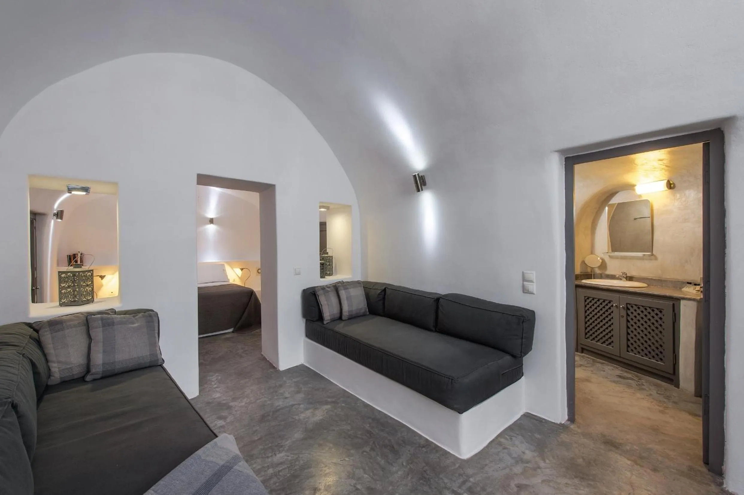 Living room in Theodora Suites