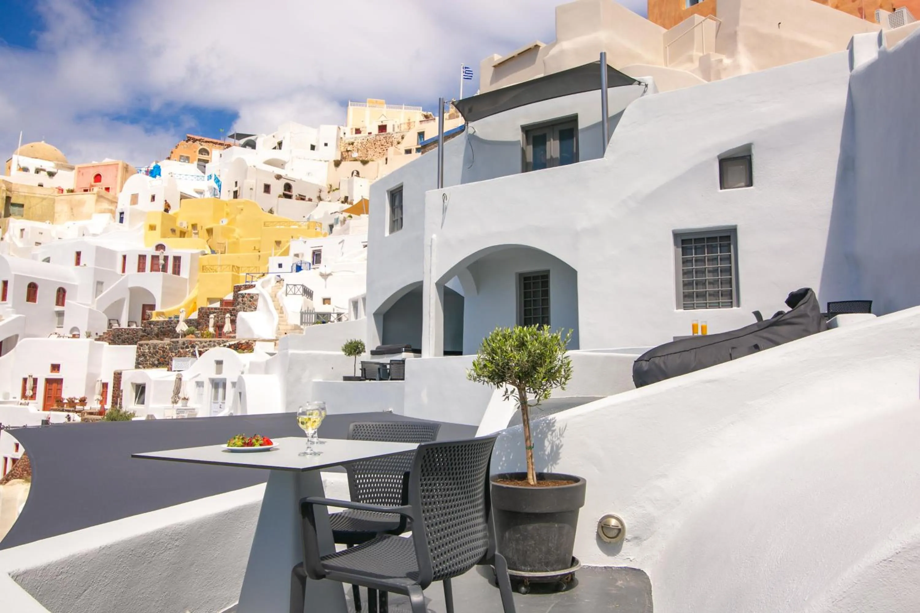 Property building in Theodora Suites