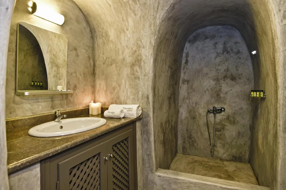 Bathroom in Theodora Suites