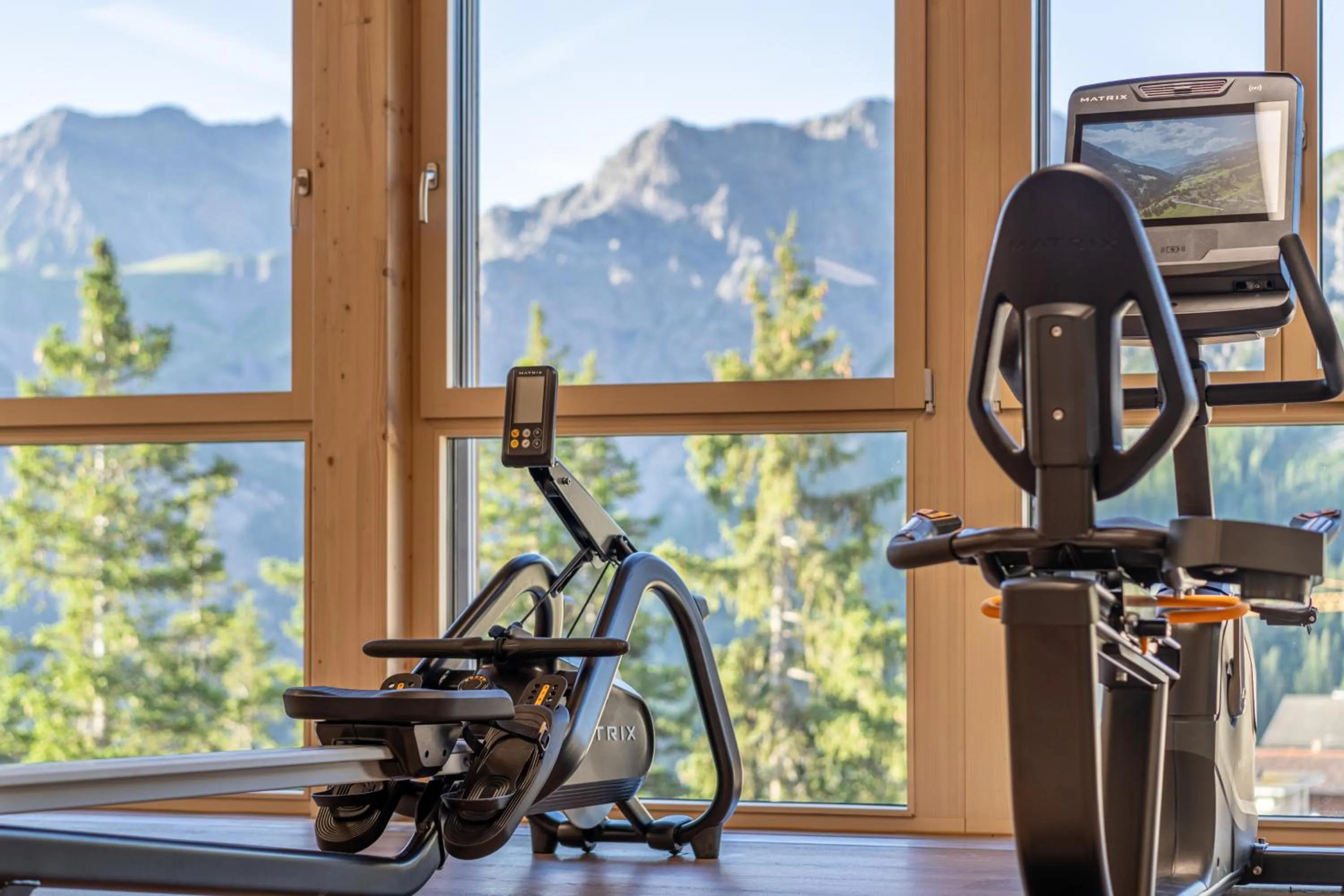 Fitness centre/facilities in Waldhotel Arosa