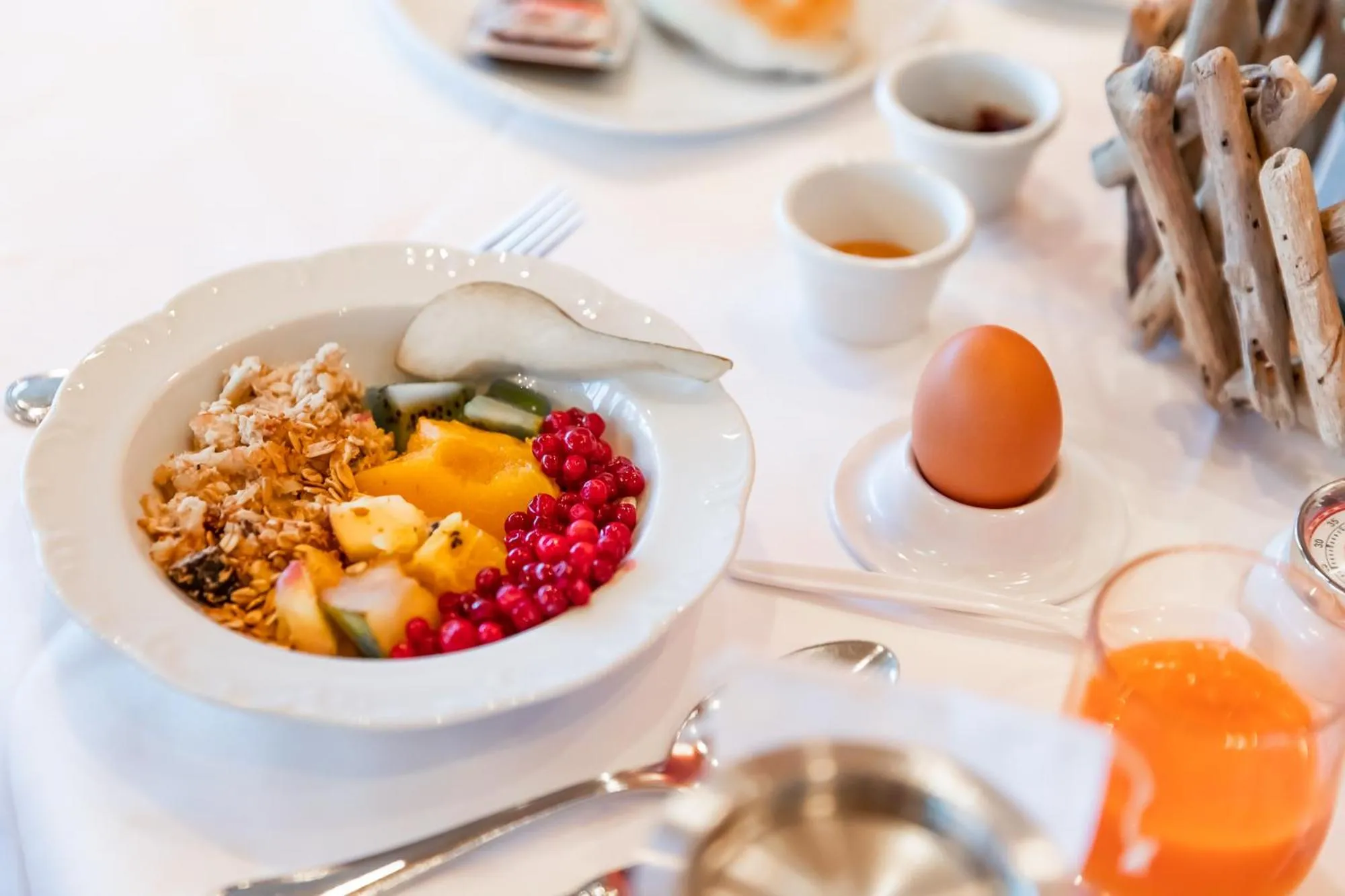 Food and drinks in Waldhotel Arosa