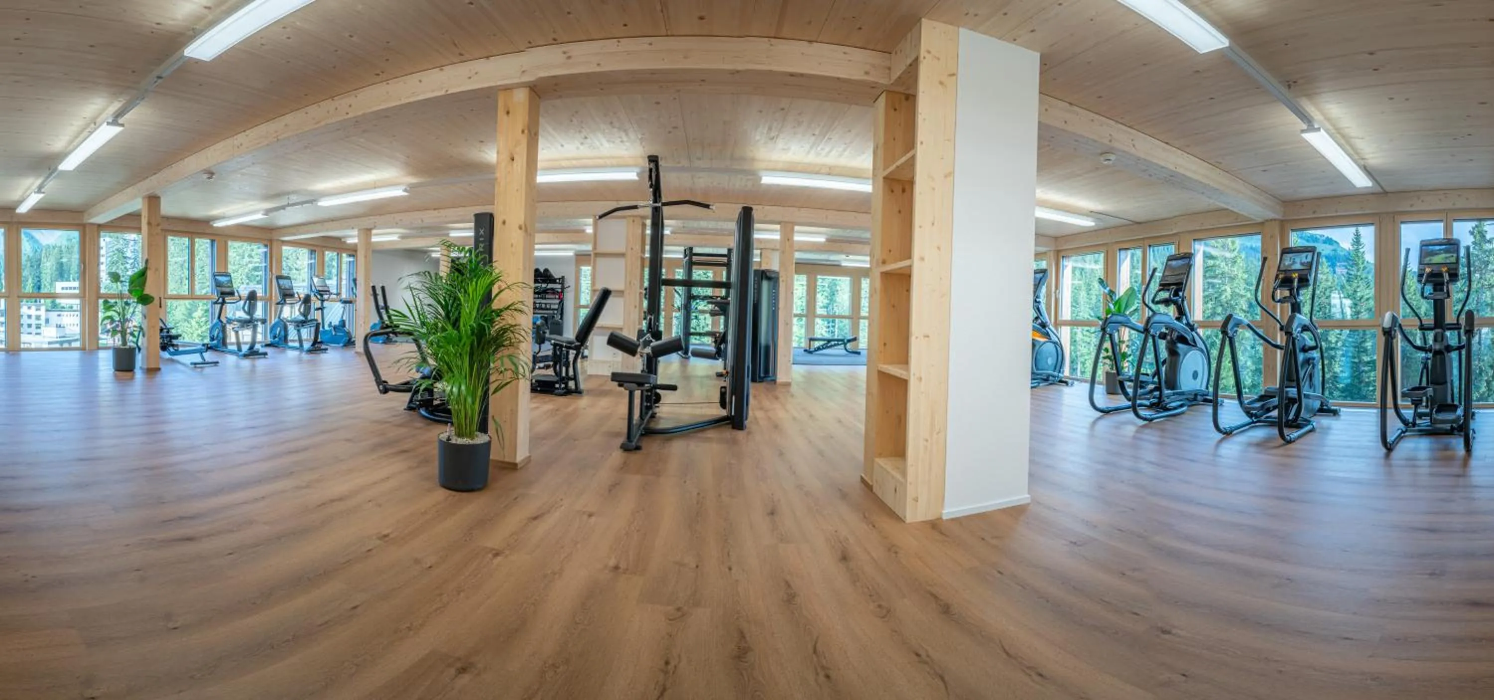 Fitness centre/facilities in Waldhotel Arosa
