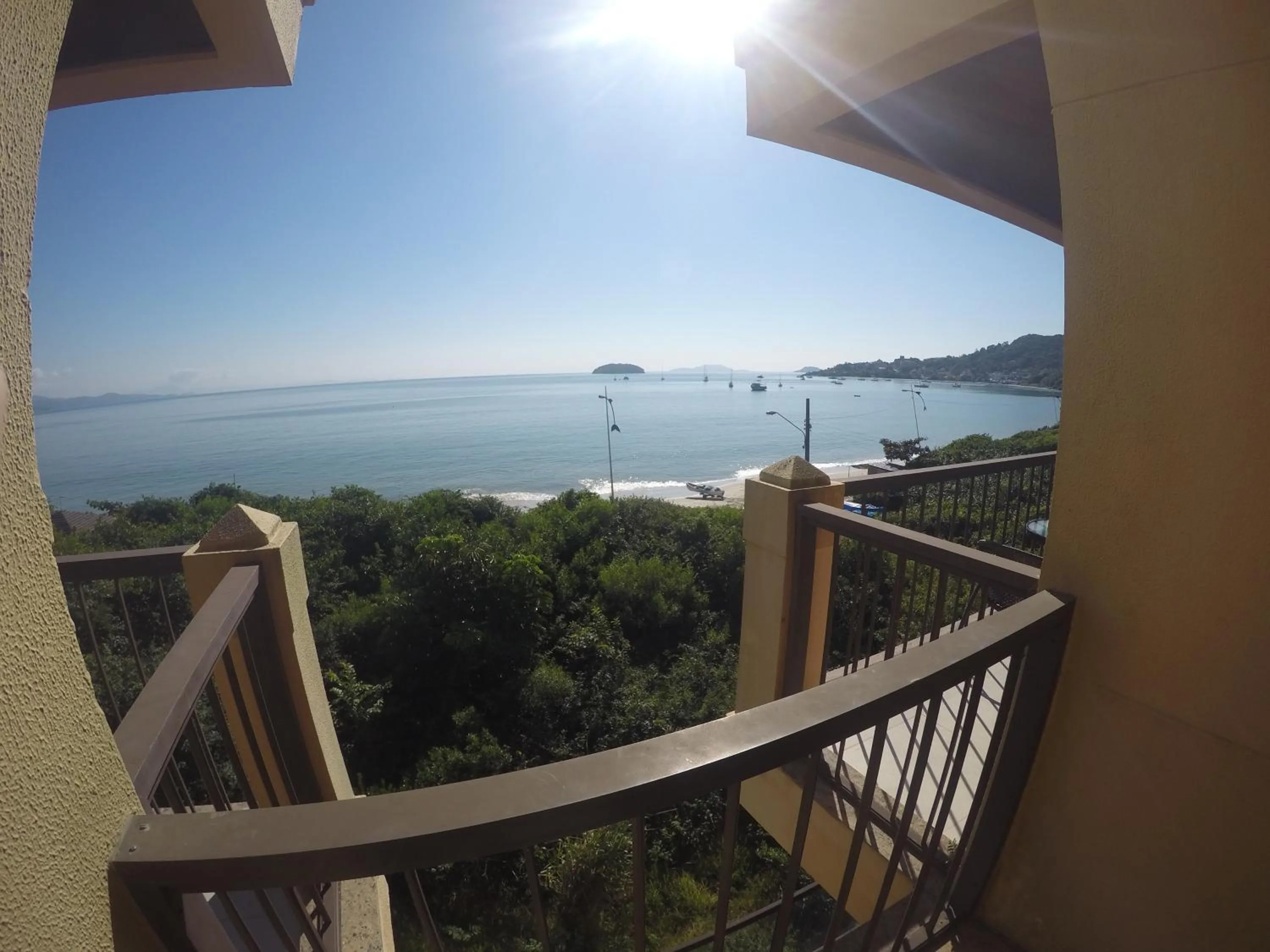 Bird's eye view in Studio em Jurerê - Pé na Areia