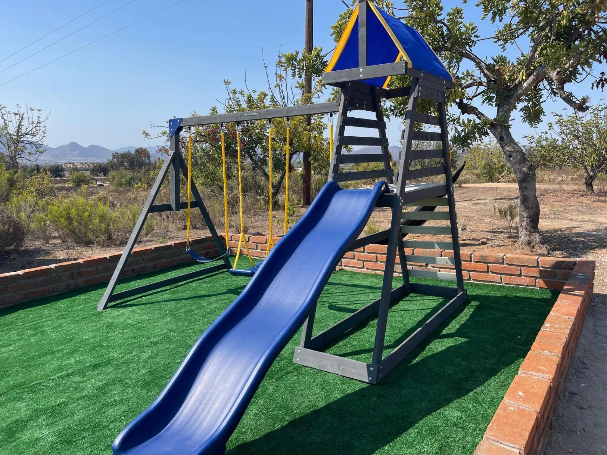 Children play ground in Las Orquideas