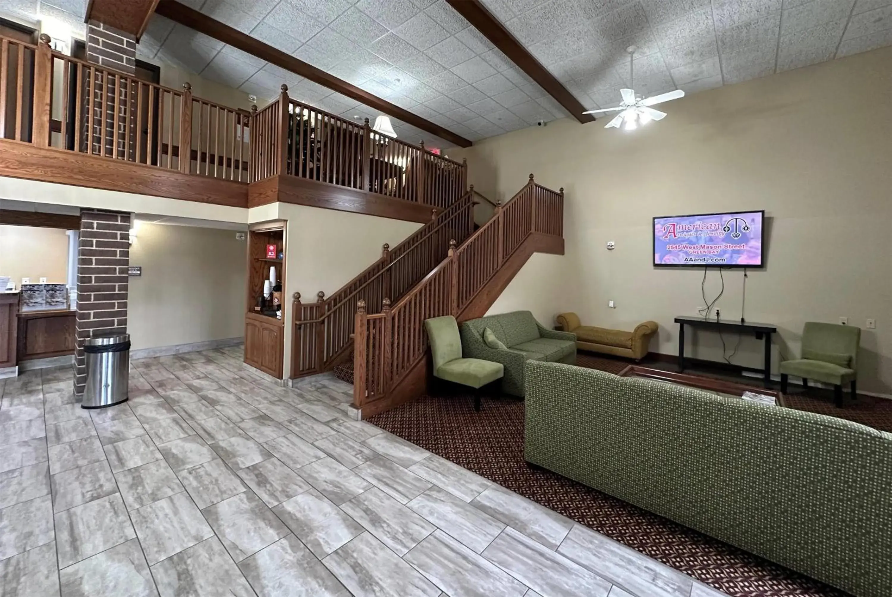 Lobby or reception in AmericInn by Wyndham Appleton North Little Chute Lobby or reception in AmericInn by Wyndham Appleton North Little Chute