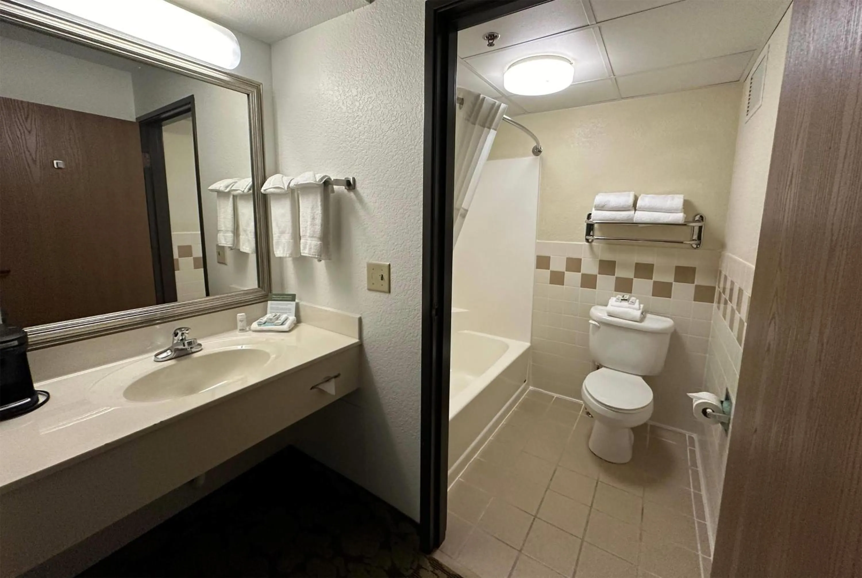 Bathroom in AmericInn by Wyndham Appleton North Little Chute