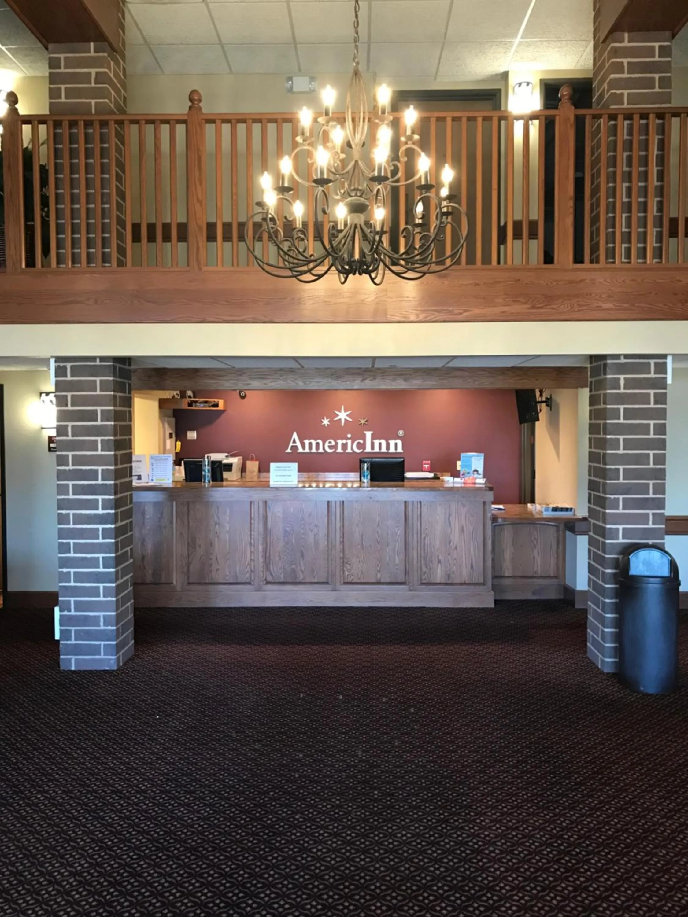 Lobby or reception in AmericInn by Wyndham Appleton North Little Chute