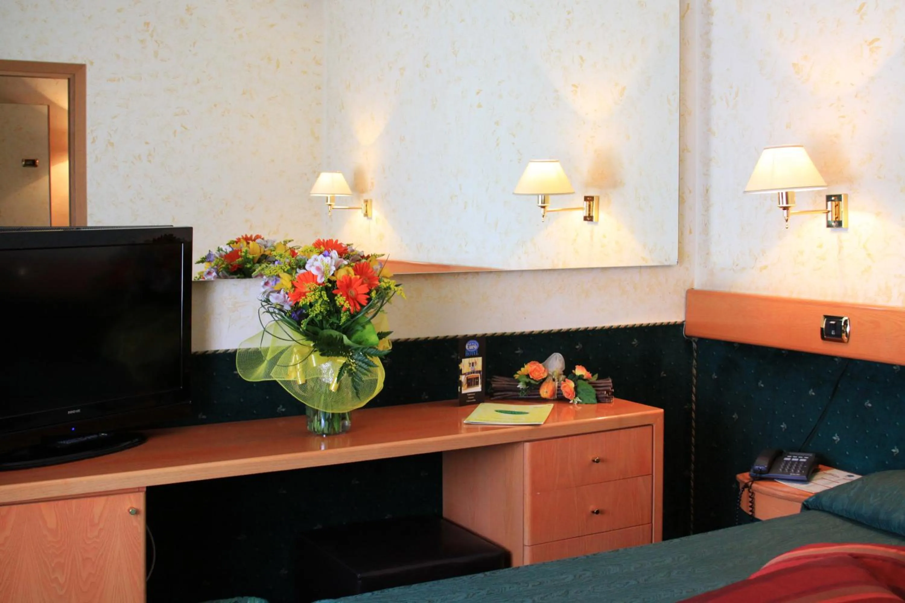 Decorative detail, Bed in Eurohotel