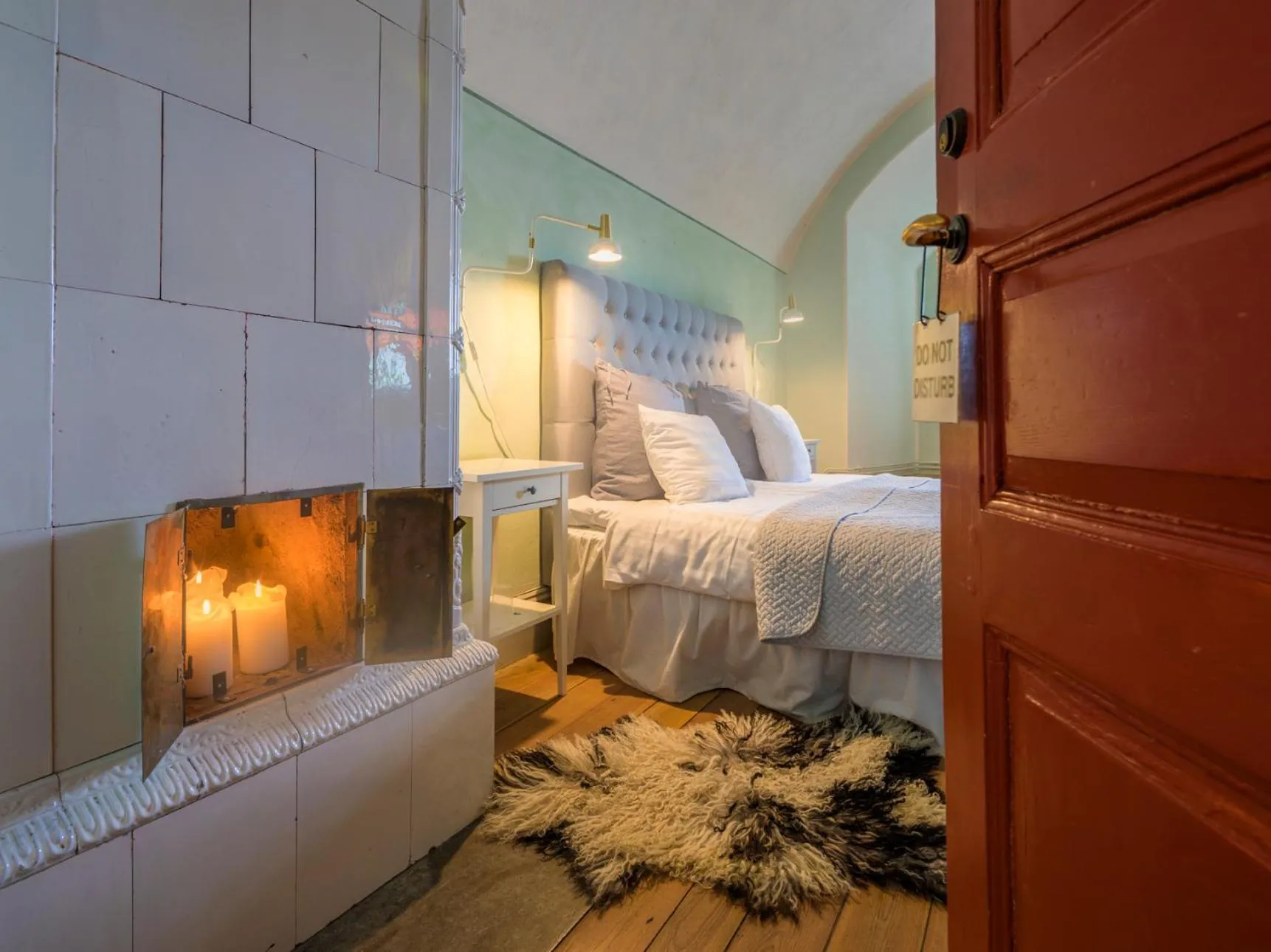 Bed in Kastellet Bed & Breakfast