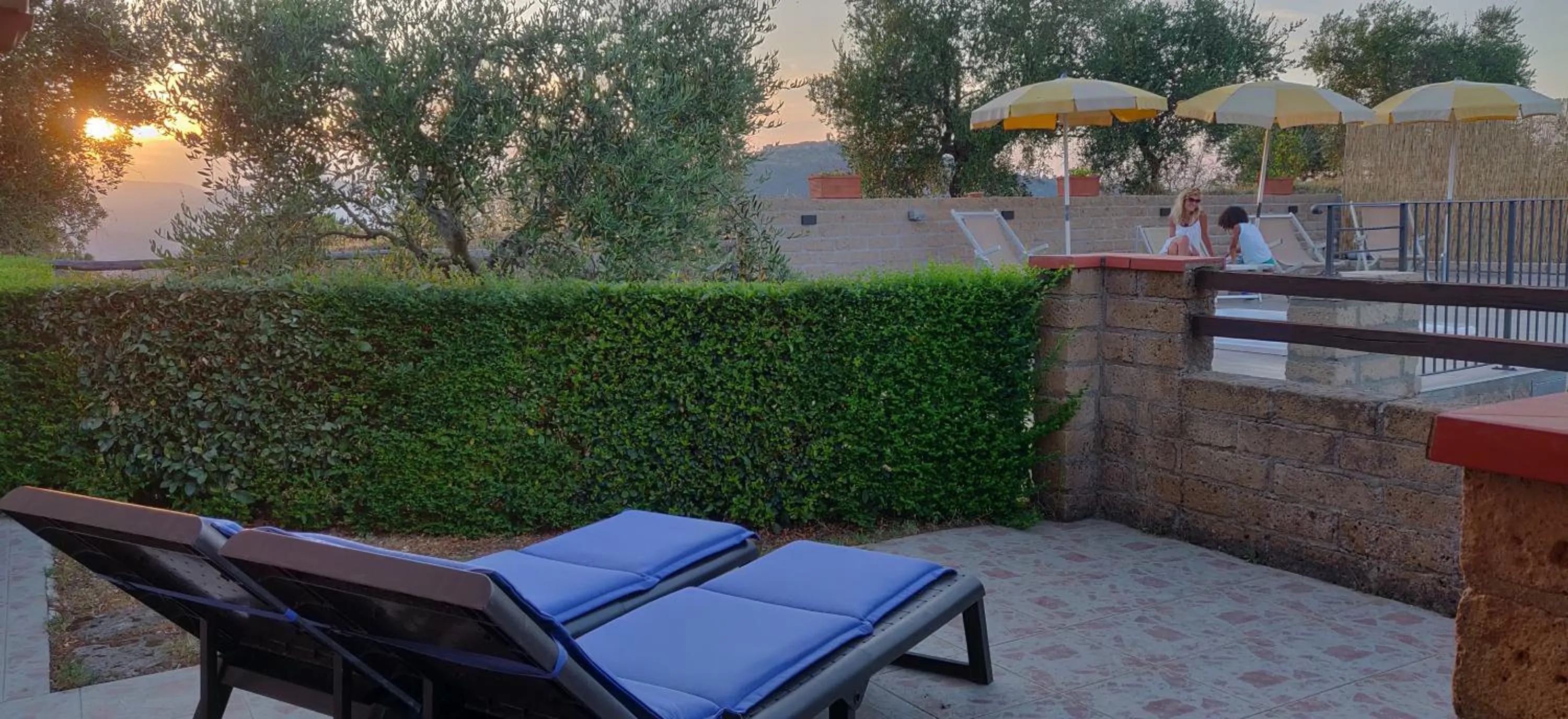 Patio in Locanda Mossa Dei Barbari