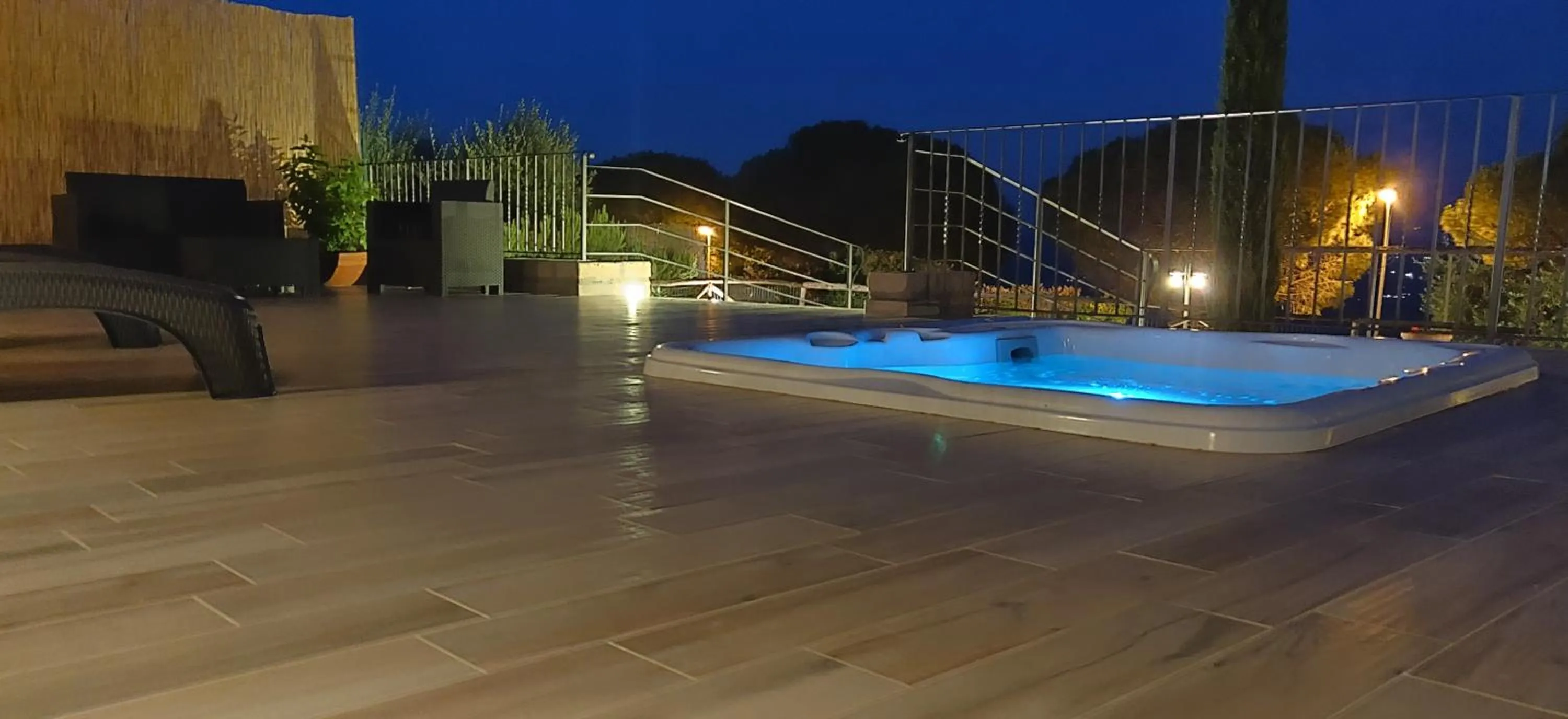 Hot Tub in Locanda Mossa Dei Barbari