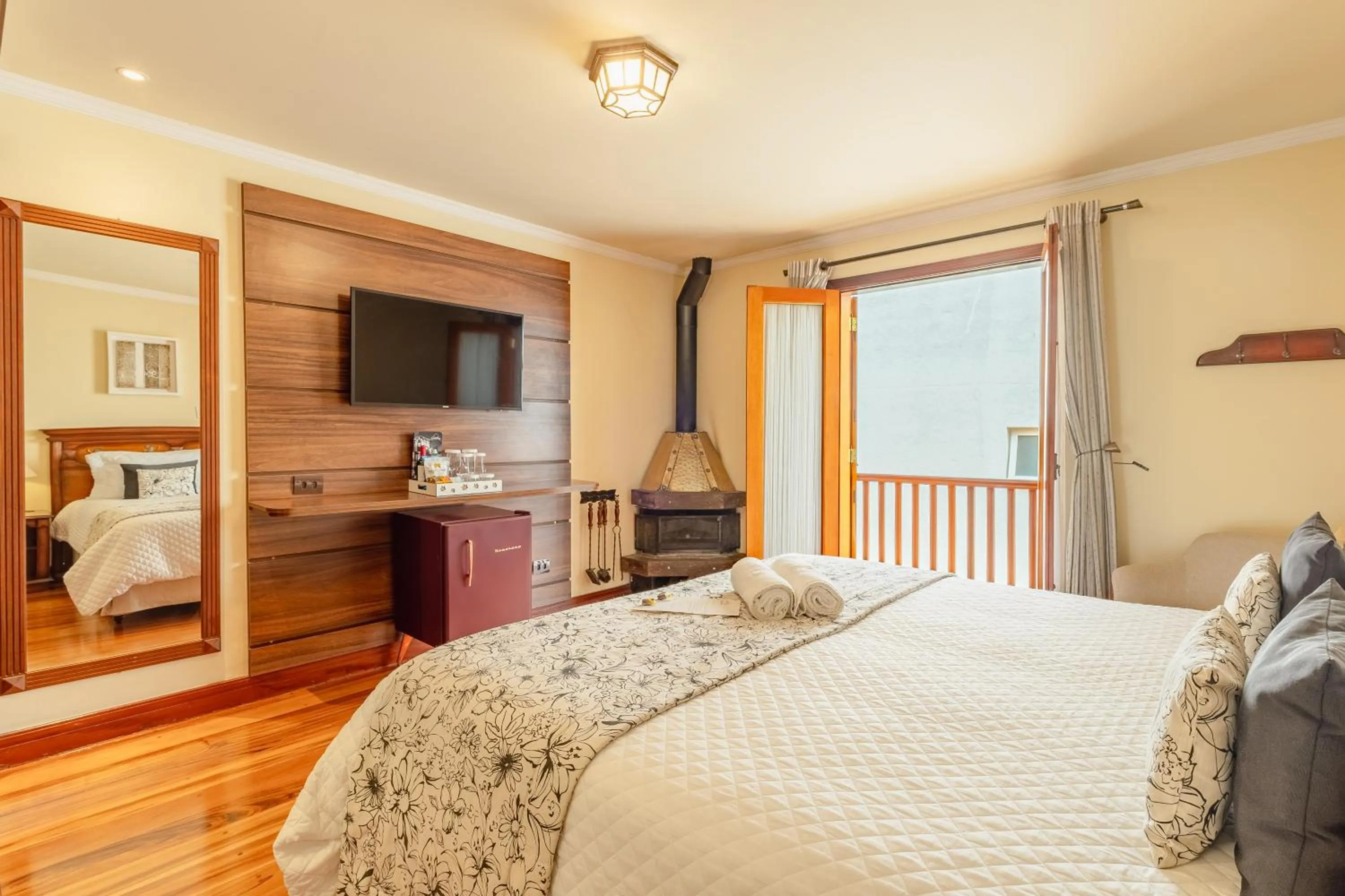 Bed in Pousada D'Biagy Raízes