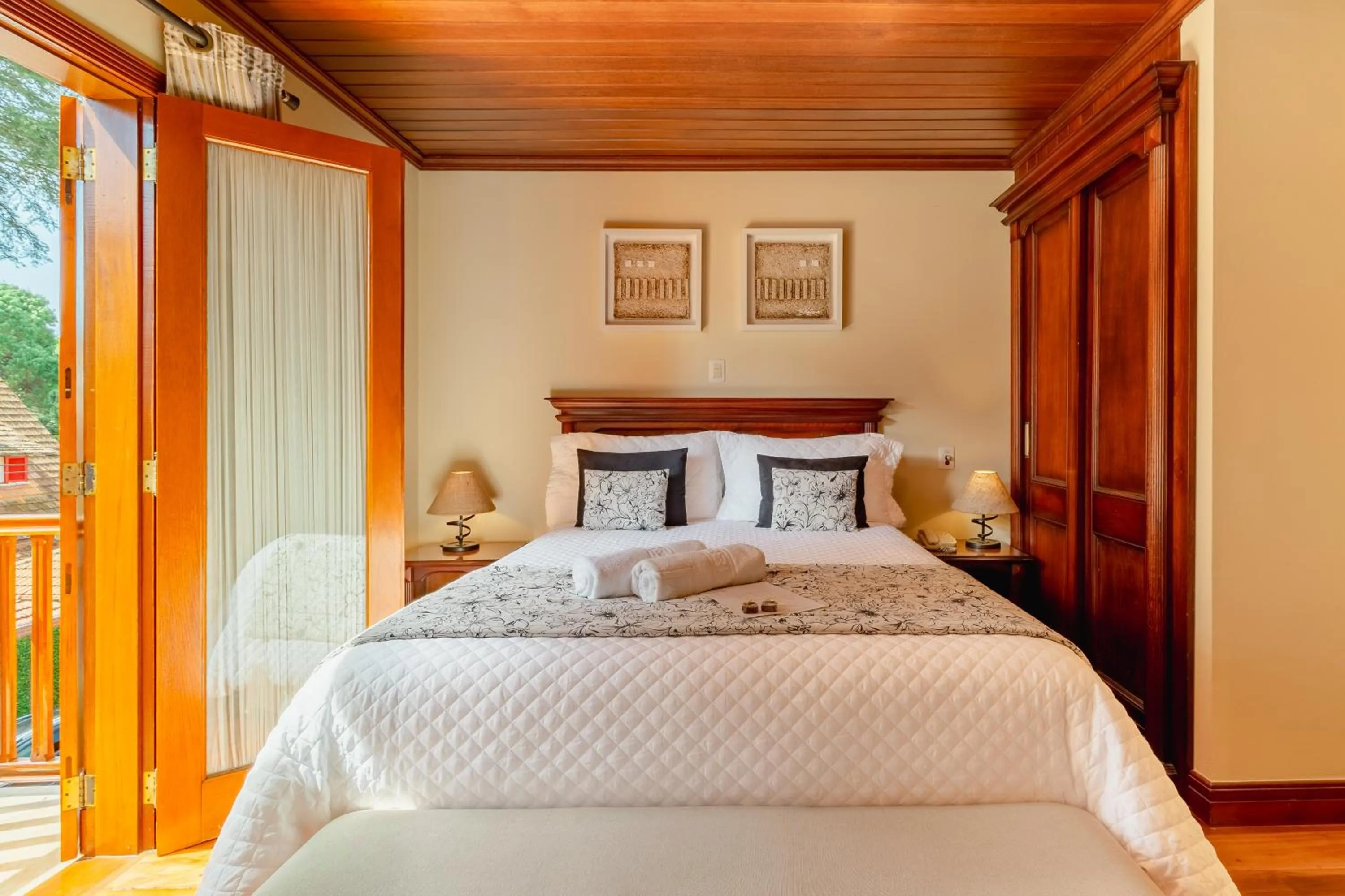 Bed in Pousada D'Biagy Raízes