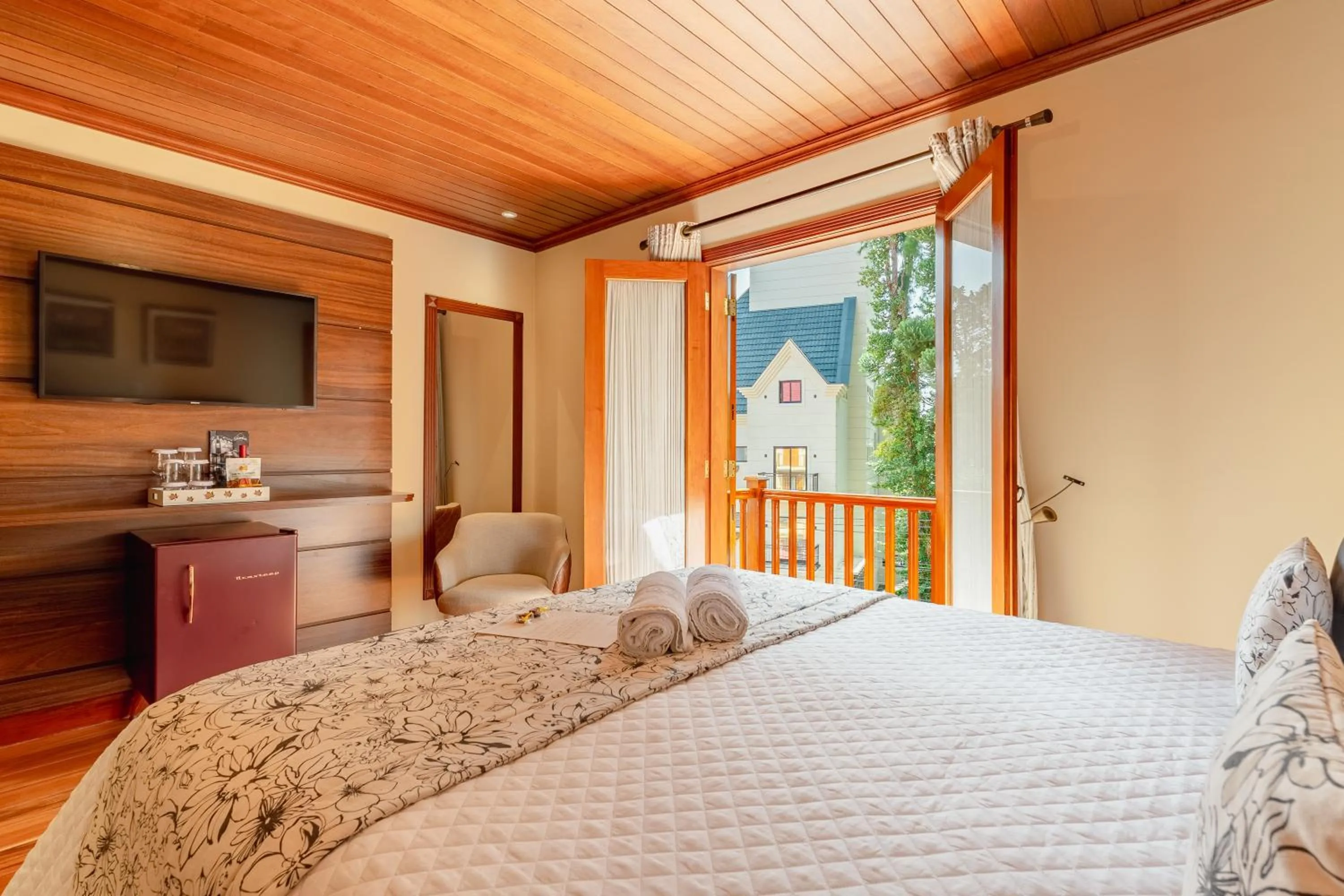 Bed in Pousada D'Biagy Raízes