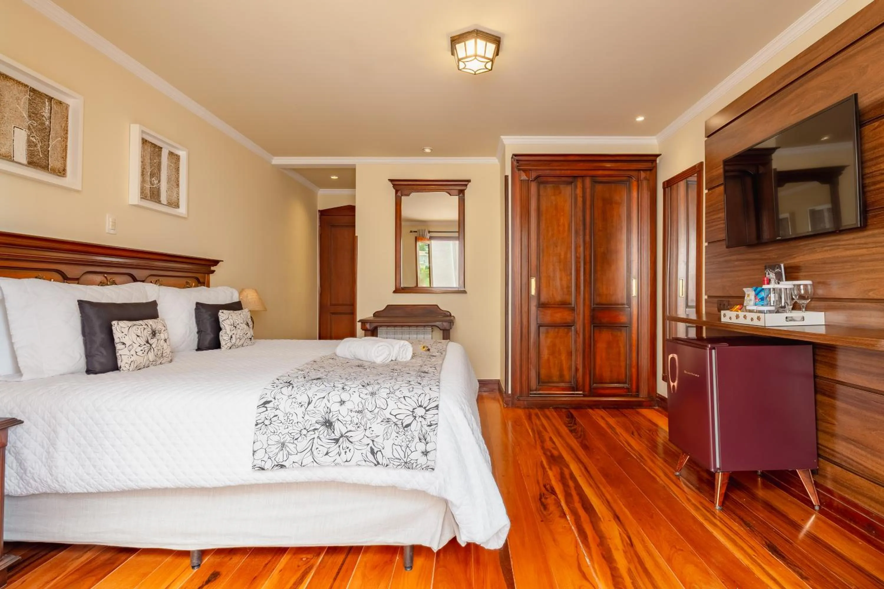 TV and multimedia, Bed in Pousada D'Biagy Raízes